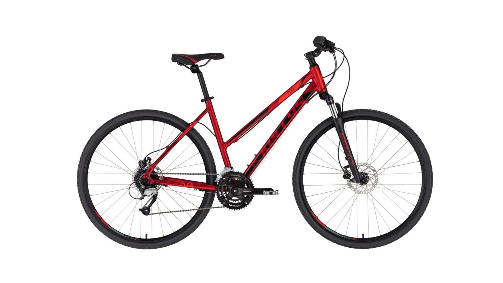KELLYS Clea 90 28" női cross kerékpár, Dark Red, M (167-181cm)
