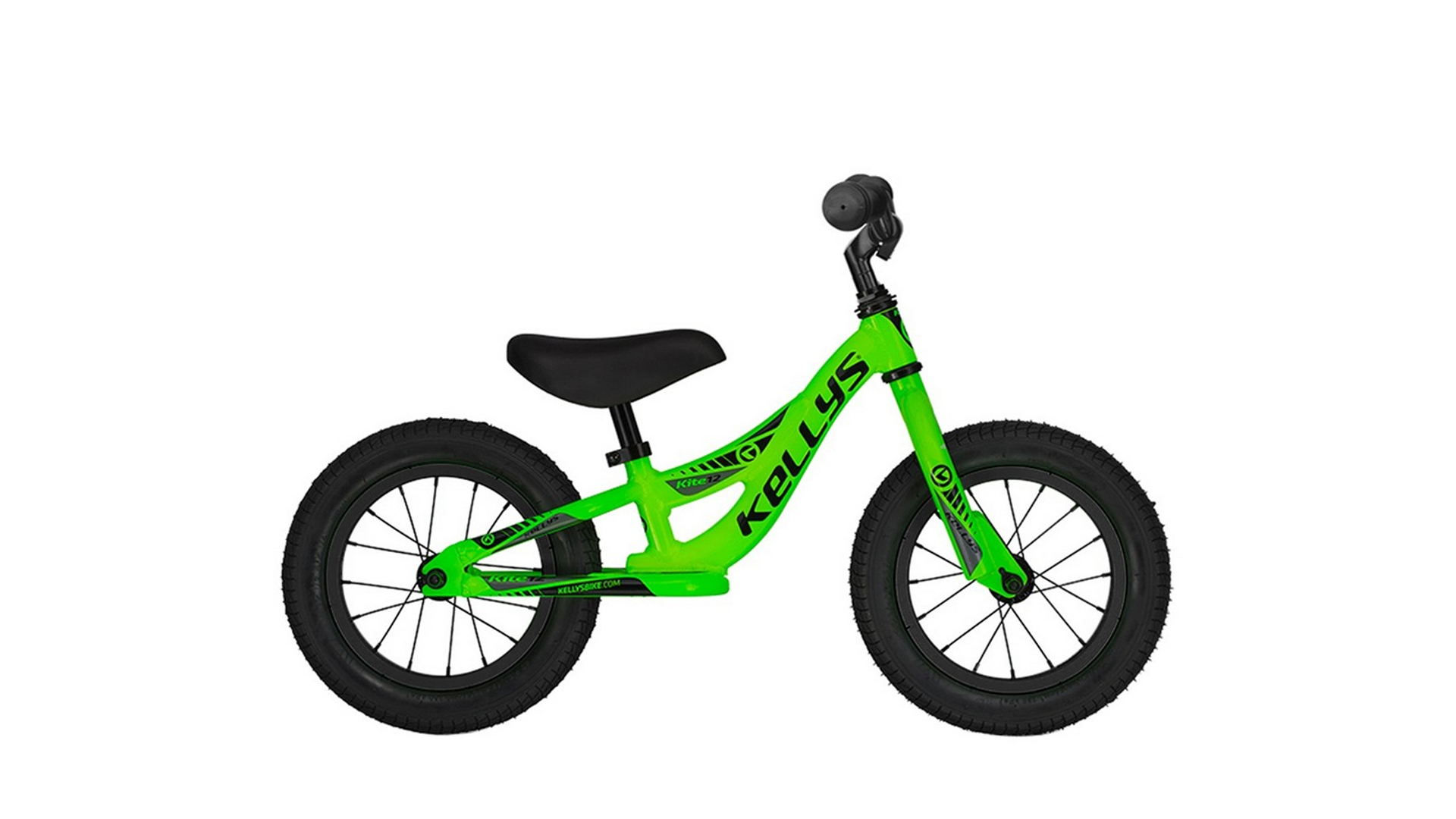 KELLYS Kite 12" gyermek tanulókerékpár / futóbicikli, Neon Green