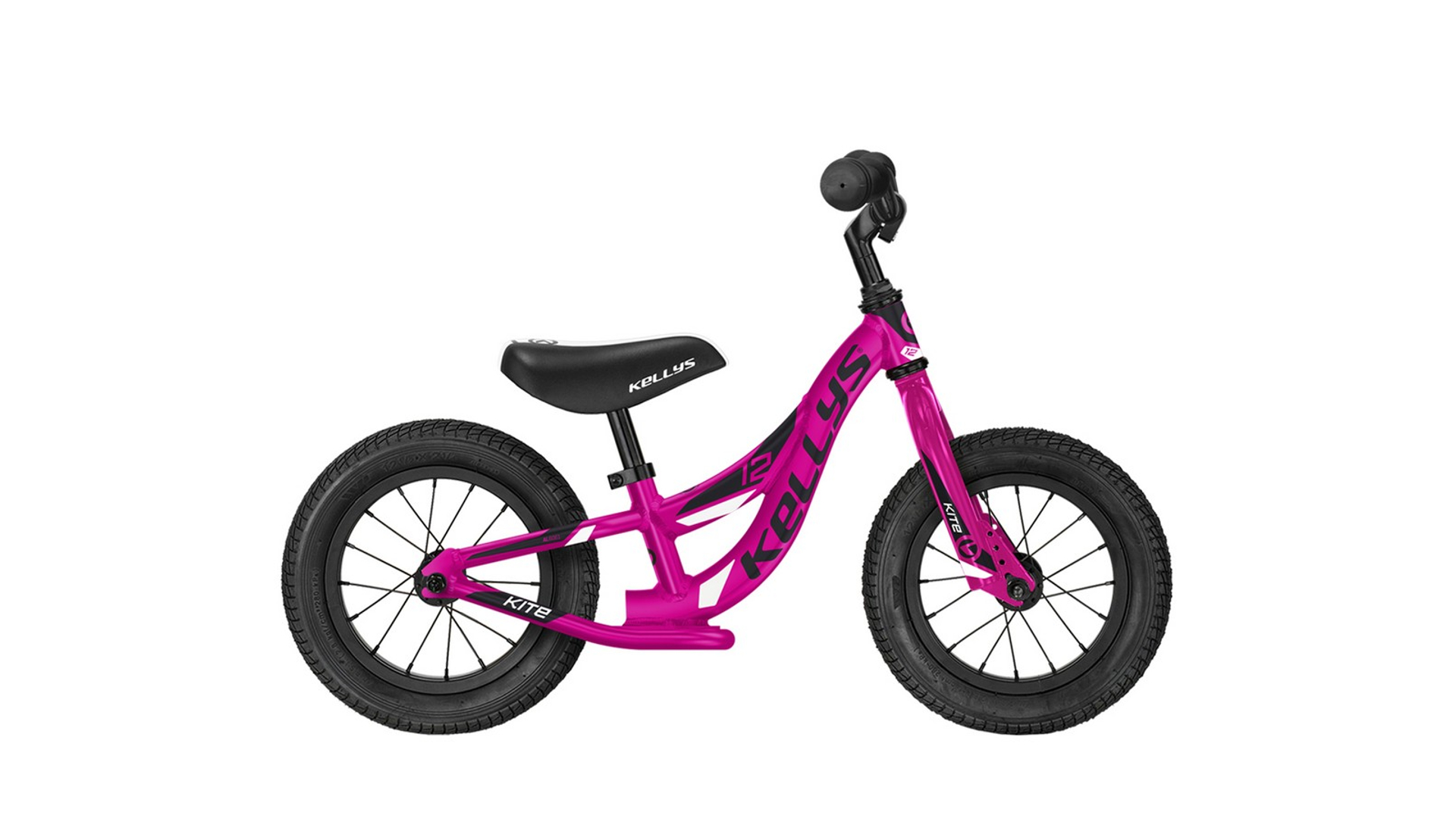 KELLYS Kite 12" gyermek tanulókerékpár / futóbicikli, Pink