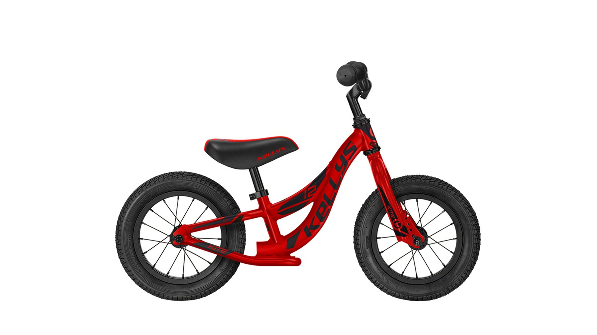 KELLYS Kite 12" gyermek tanulókerékpár / futóbicikli, Red