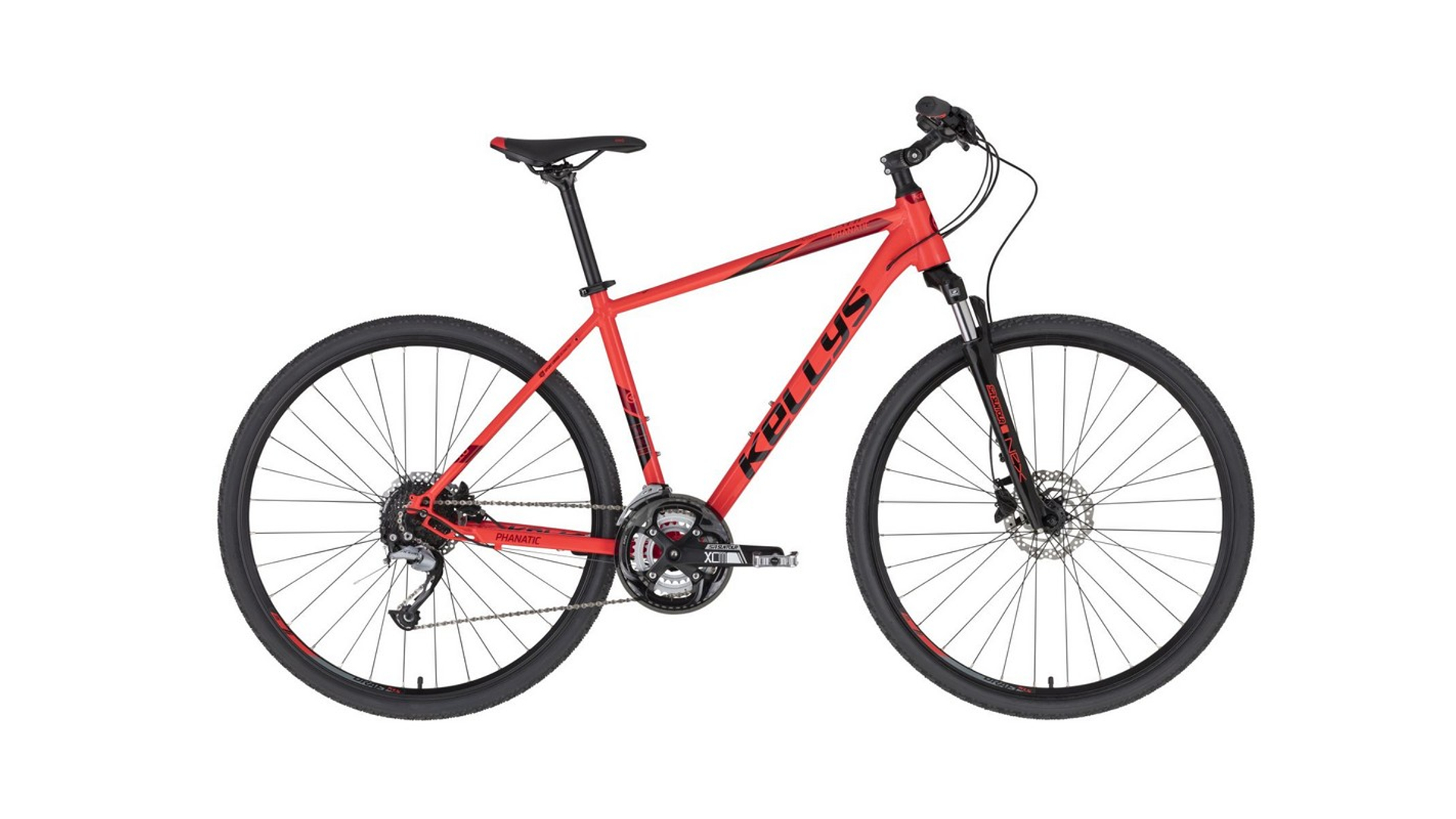 KELLYS Phanatic 10 28" férfi cross kerékpár, Red, S (156-172cm)