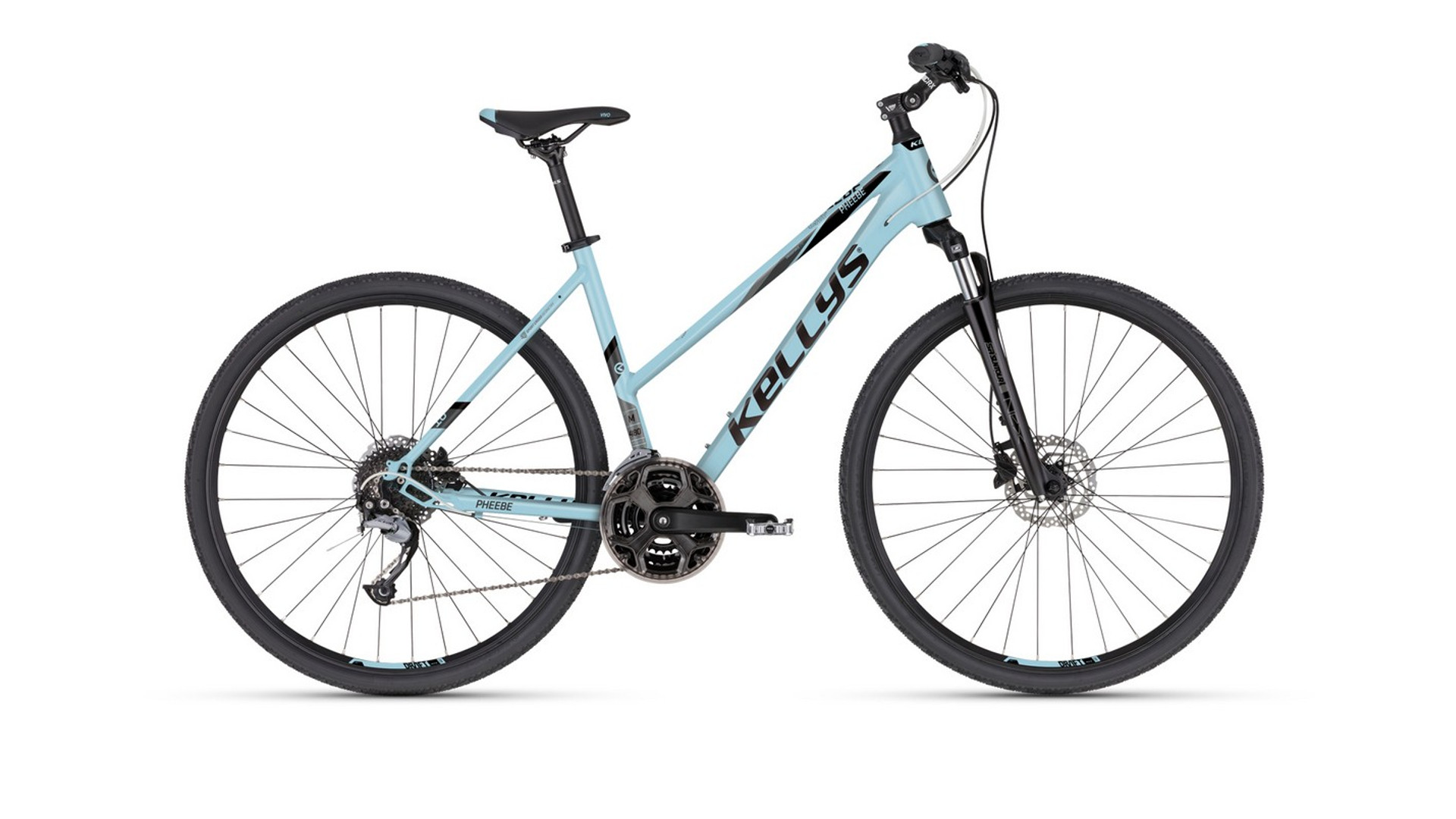 KELLYS Pheebe 10 28" női cross kerékpár, Sky Blue, S (155-170cm)