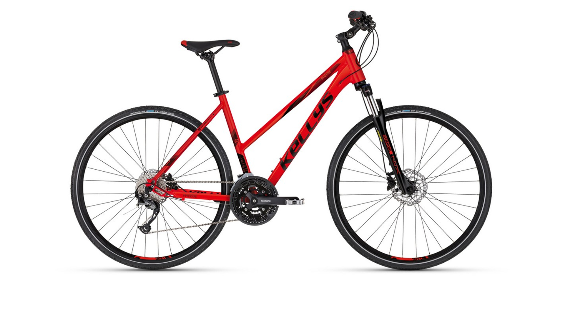 KELLYS Pheebe 30 28" női cross kerékpár, Red, S (155-170cm)