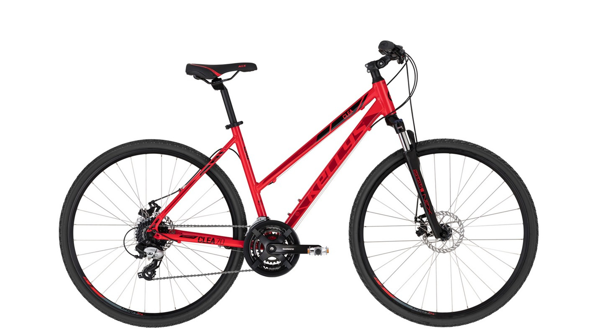 KELLYS Clea 70 28" női cross kerékpár, Red, S (155-170cm)