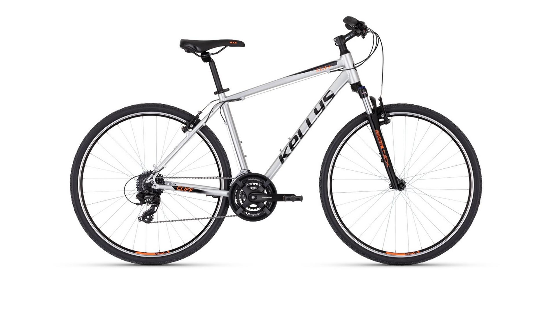 KELLYS Cliff 30 28" férfi cross kerékpár, Chrome Grey, M (165-180cm)