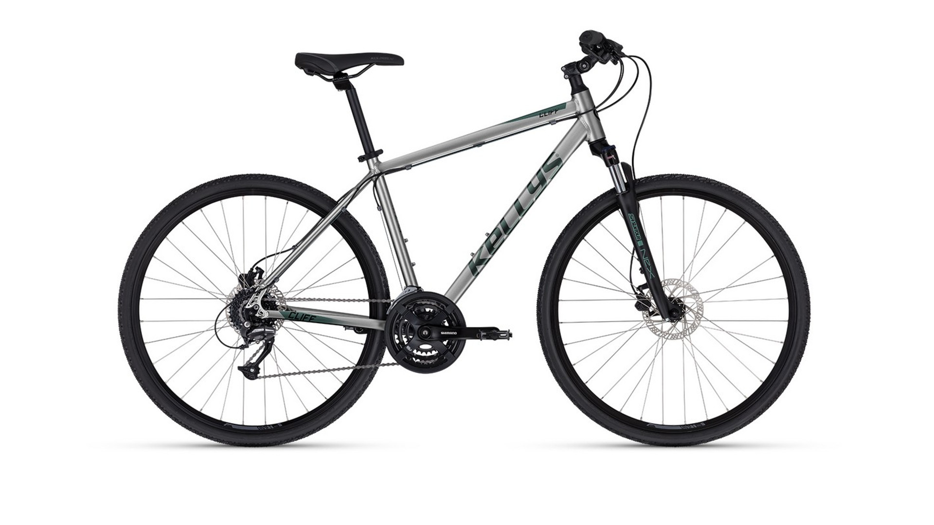 KELLYS Cliff 90 28" férfi cross kerékpár, Medium Grey, S (155-170cm)