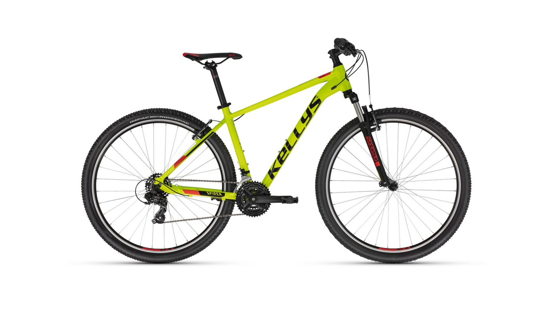 KELLYS Spider 10 29" MTB XC kerékpár, Neon Yellow, M (175-187cm)