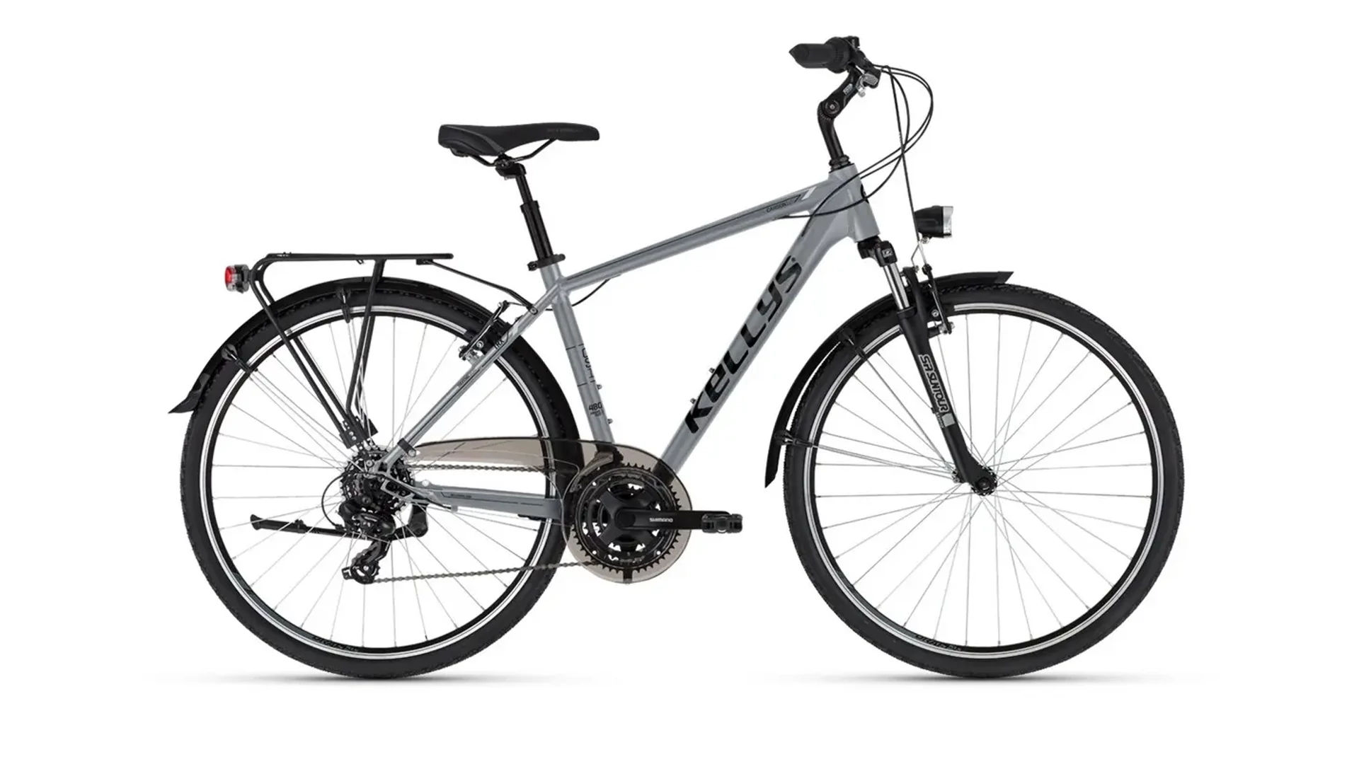 KELLYS Carson 10 28" férfi túra/trekking kerékpár, Moonstone Grey, L (175-190cm)