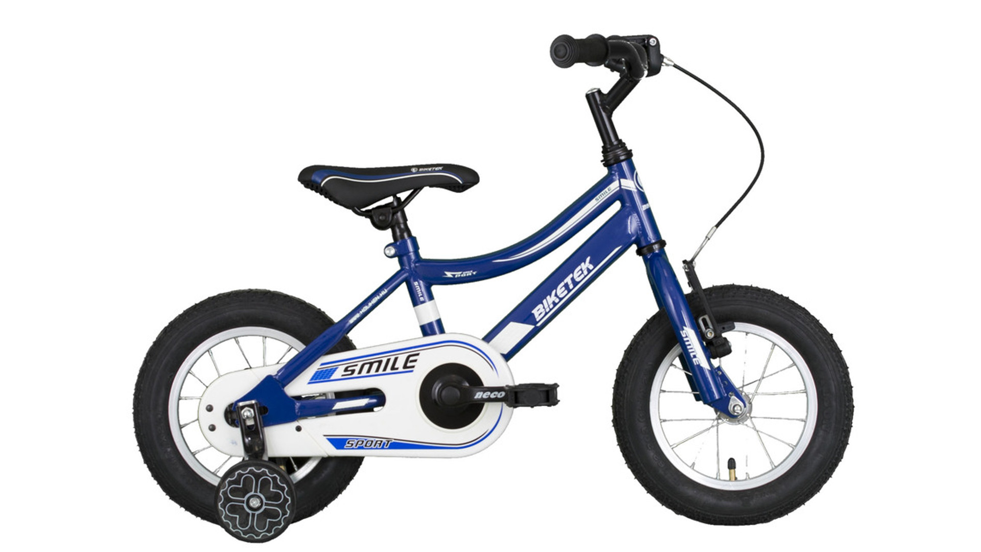 KOLIKEN Biketek Smile 12" tanulókerékpár, kontrás, kék KOLIKEN Biketek Smile 12" tanulókerékpár, kontrás, kék