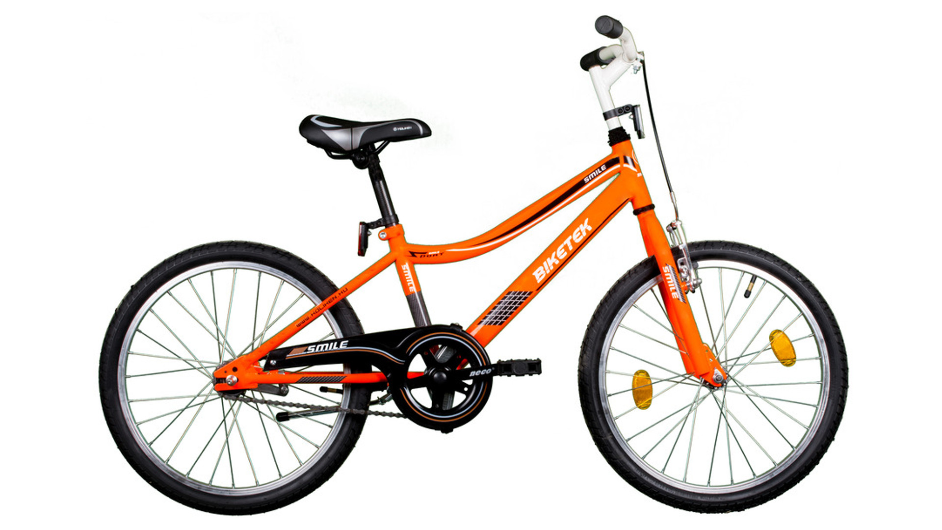 KOLIKEN Biketek Smile 20" gyermekkerékpár, kontrás, narancssárga