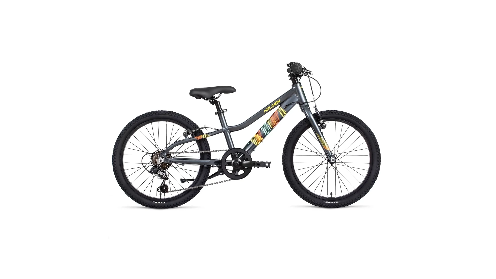 KOLIKEN Hard 20" gyermekkerékpár, 6 sebességes, alu, grafit