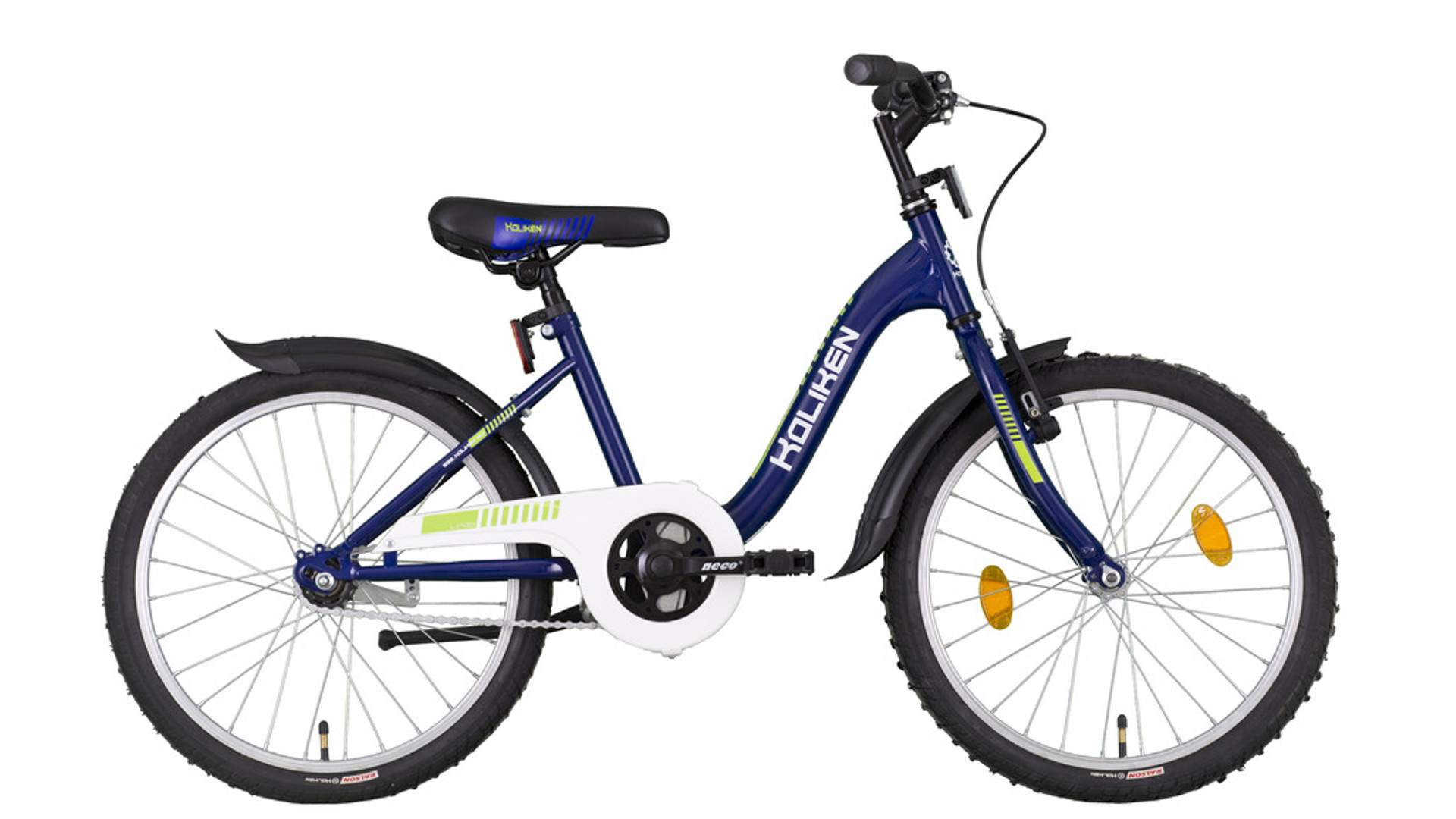 KOLIKEN Lindo 20" gyermekkerékpár, kontrás, kék-zöld KOLIKEN Lindo 20" gyermekkerékpár, kontrás, kék-zöld