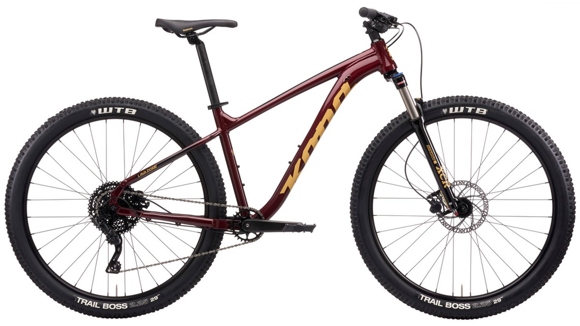 KONA Lava Dome 2021 29" MTB hardtail kerékpár, Gloss Pinot Noir, L