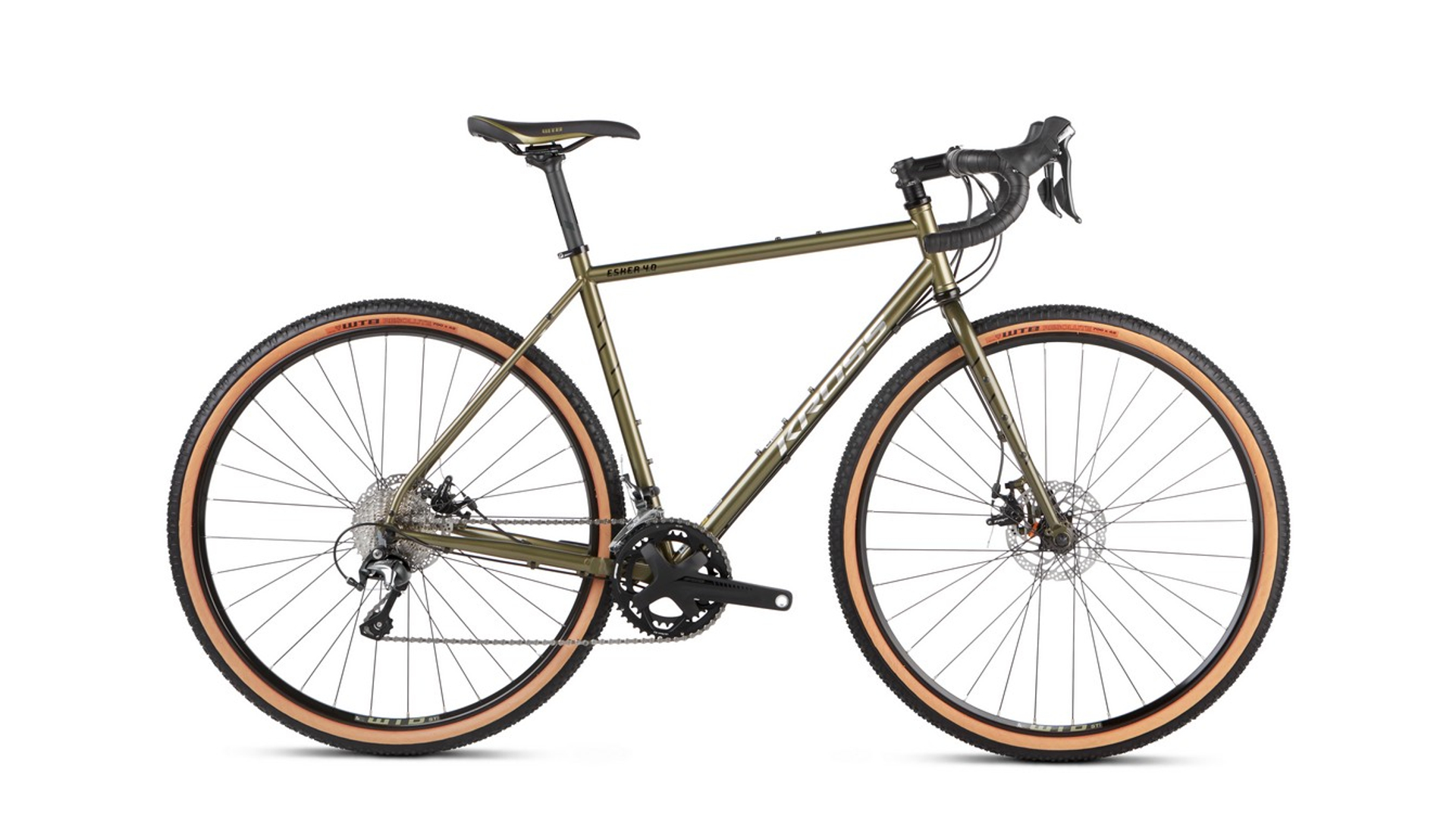 KROSS Esker 4.0 2022 28" gravel kerékpár, green / black gloss, XL (22")
