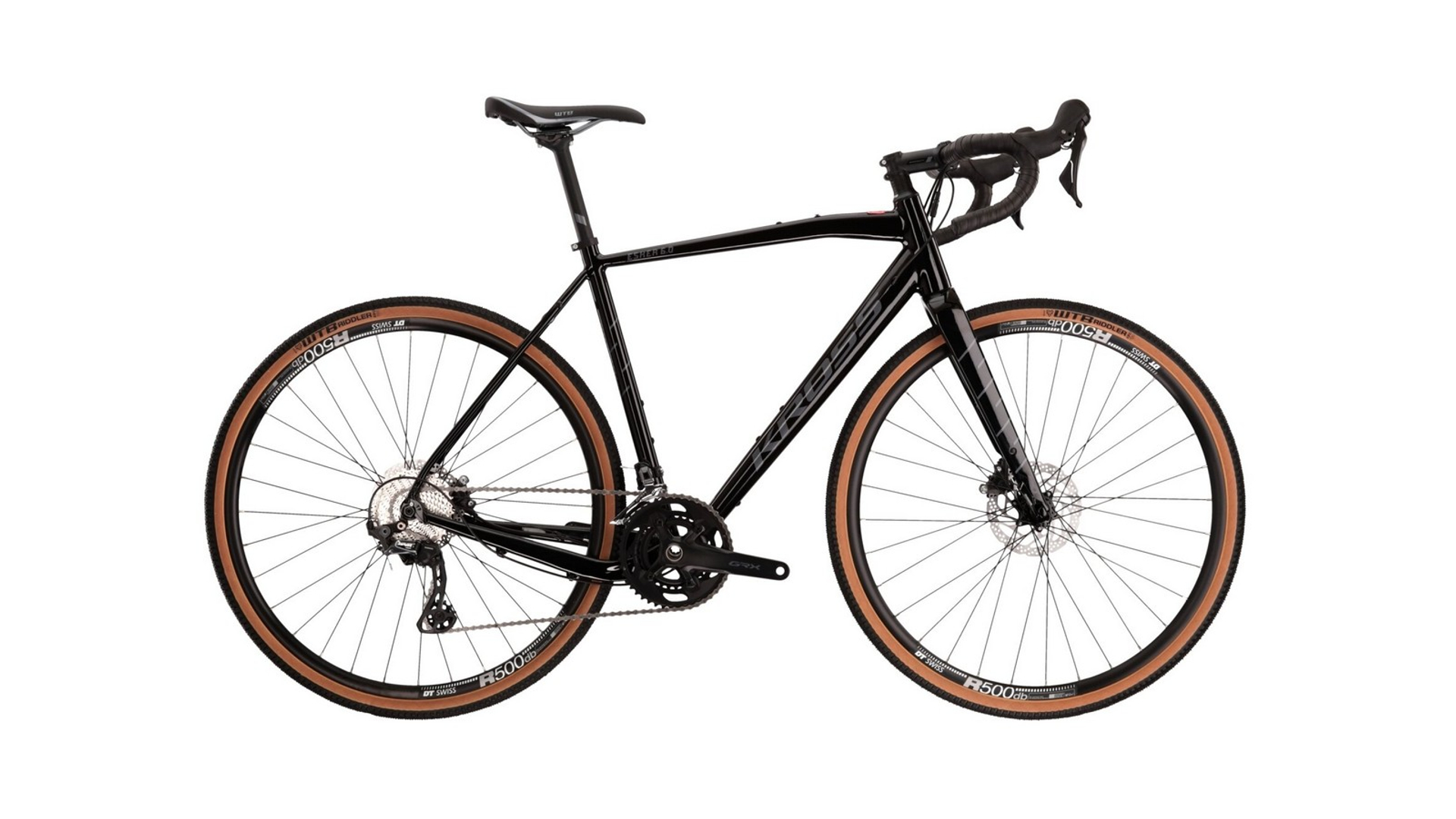 KROSS Esker 6.0 2022 28" gravel kerékpár, black / graphite gloss, S (19")