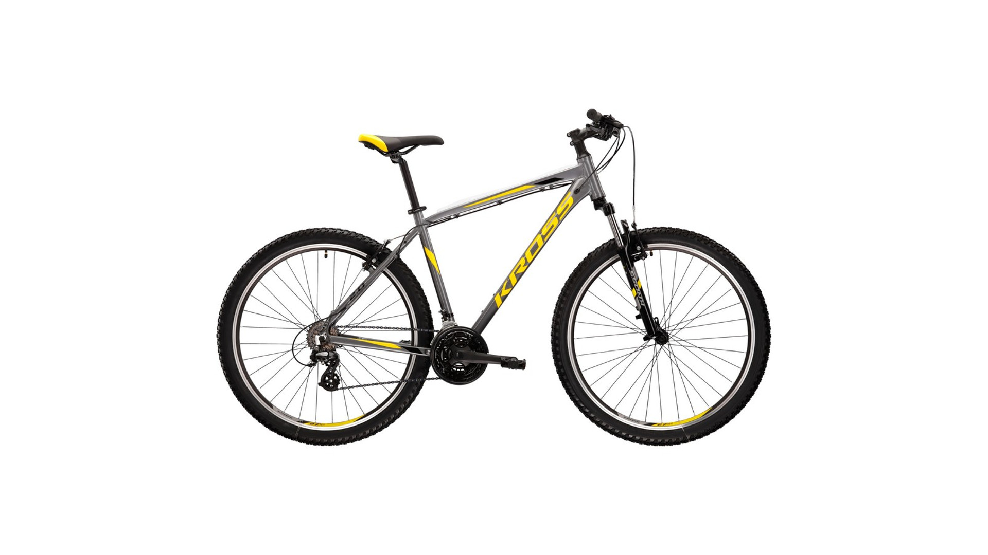 KROSS Hexagon 2.0 27.5" MTB kerékpár, graphite/black/yellow gloss, S (17") KROSS Hexagon 2.0 27.5" MTB kerékpár, graphite/black/yellow gloss, S (17")