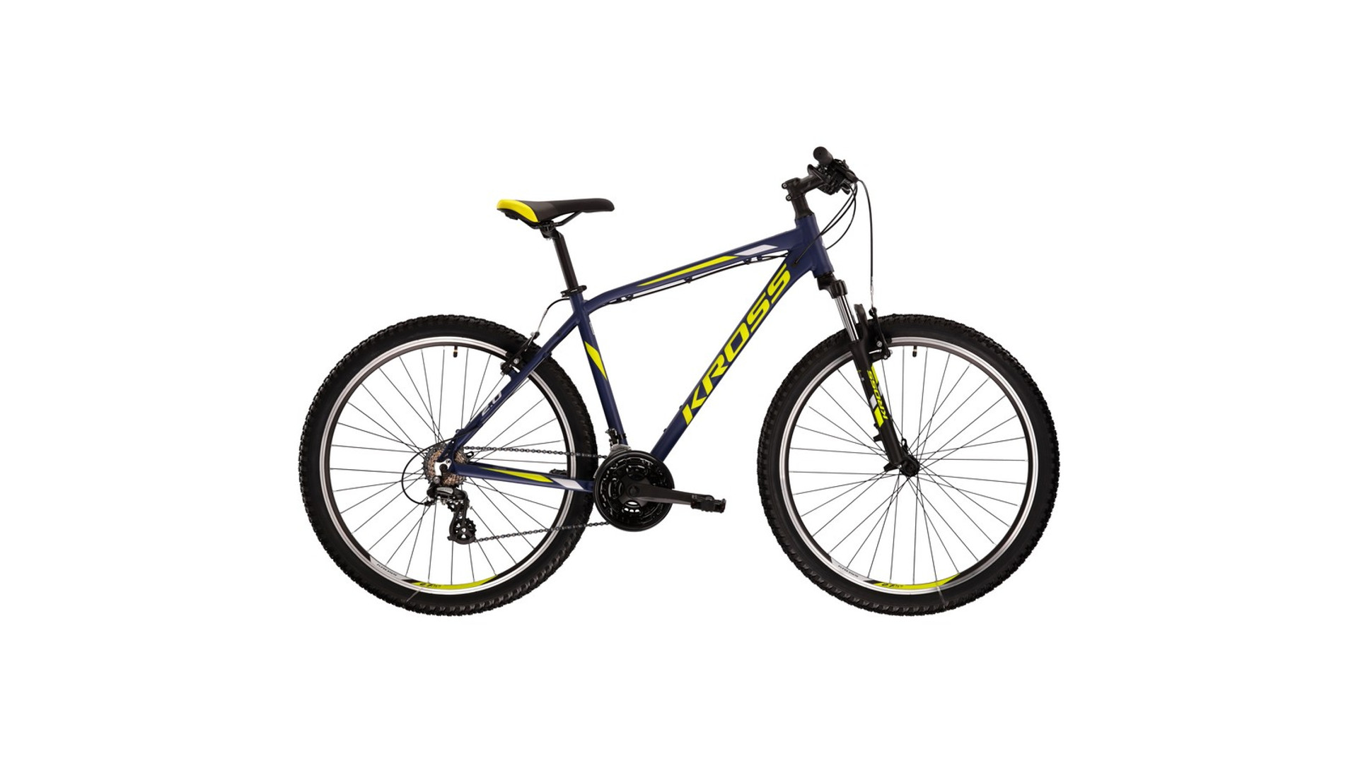 KROSS Hexagon 2.0 27.5" MTB kerékpár, navy blue/lime/grey matt, M (19") KROSS Hexagon 2.0 27.5" MTB kerékpár, navy blue/lime/grey matt, M (19")