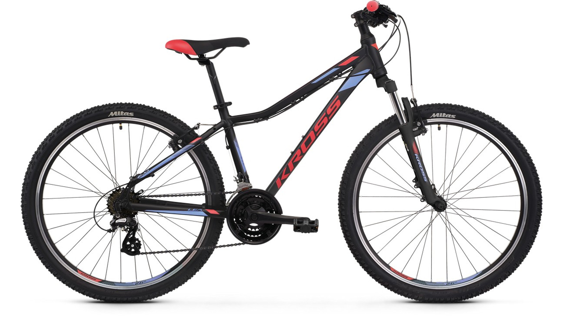 KROSS Lea 2.0 27.5" női MTB kerékpár, black/raspberry/violet matt, M (19") KROSS Lea 2.0 27.5" női MTB kerékpár, black/raspberry/violet matt, M (19")