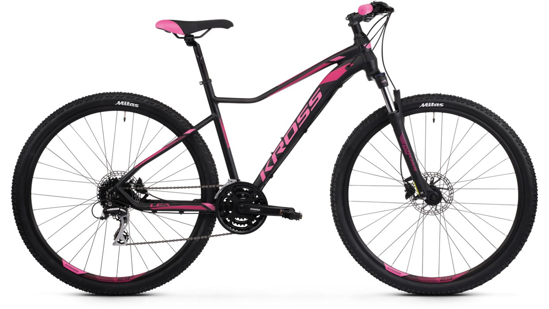 KROSS Lea 6.0 29" női MTB kerékpár, black/pink matt, M (19") KROSS Lea 6.0 29" női MTB kerékpár, black/pink matt, M (19")