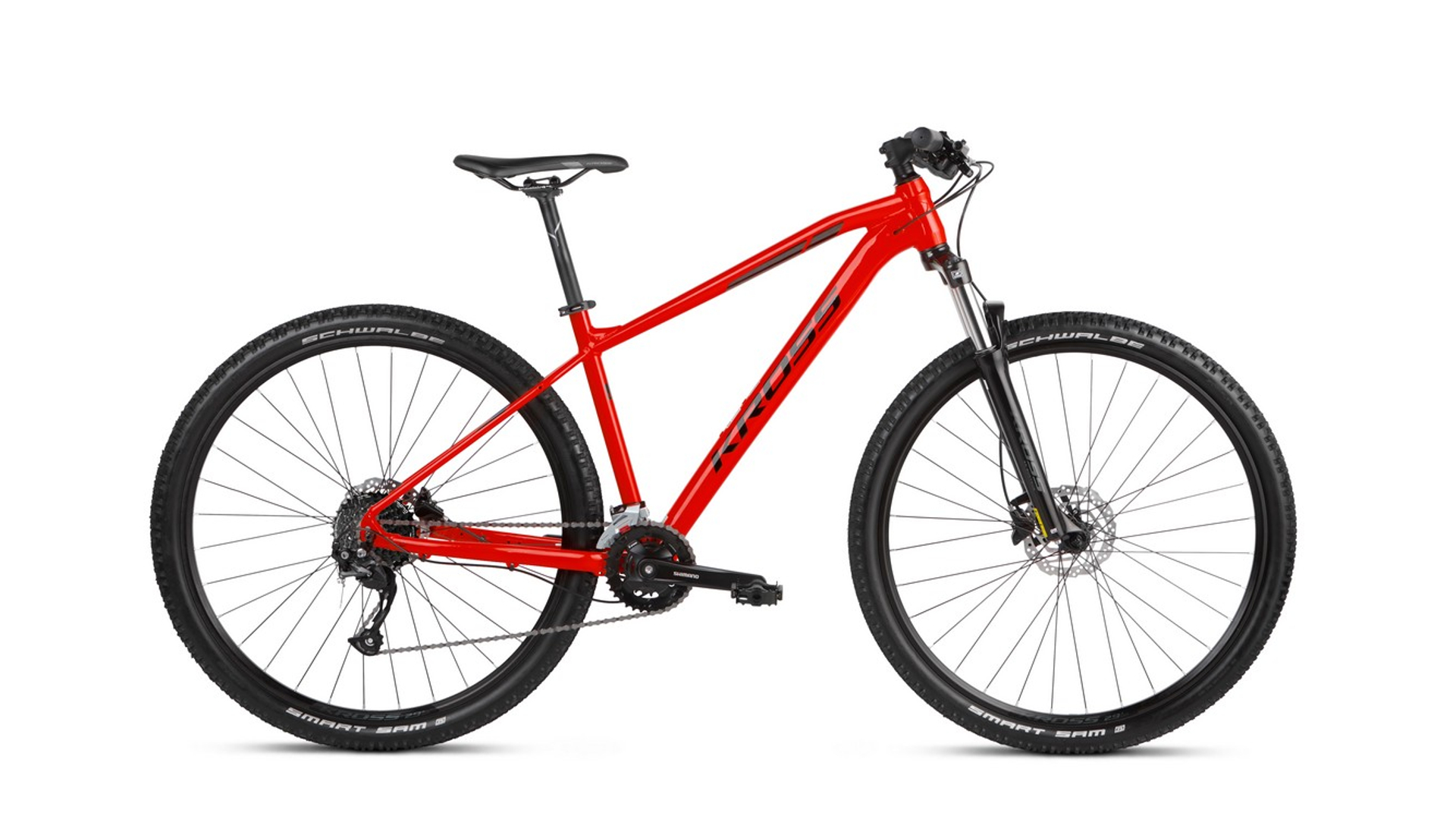 KROSS Level 1.0 2022 29" MTB XC hardtail kerékpár, red / black gloss, L (19")