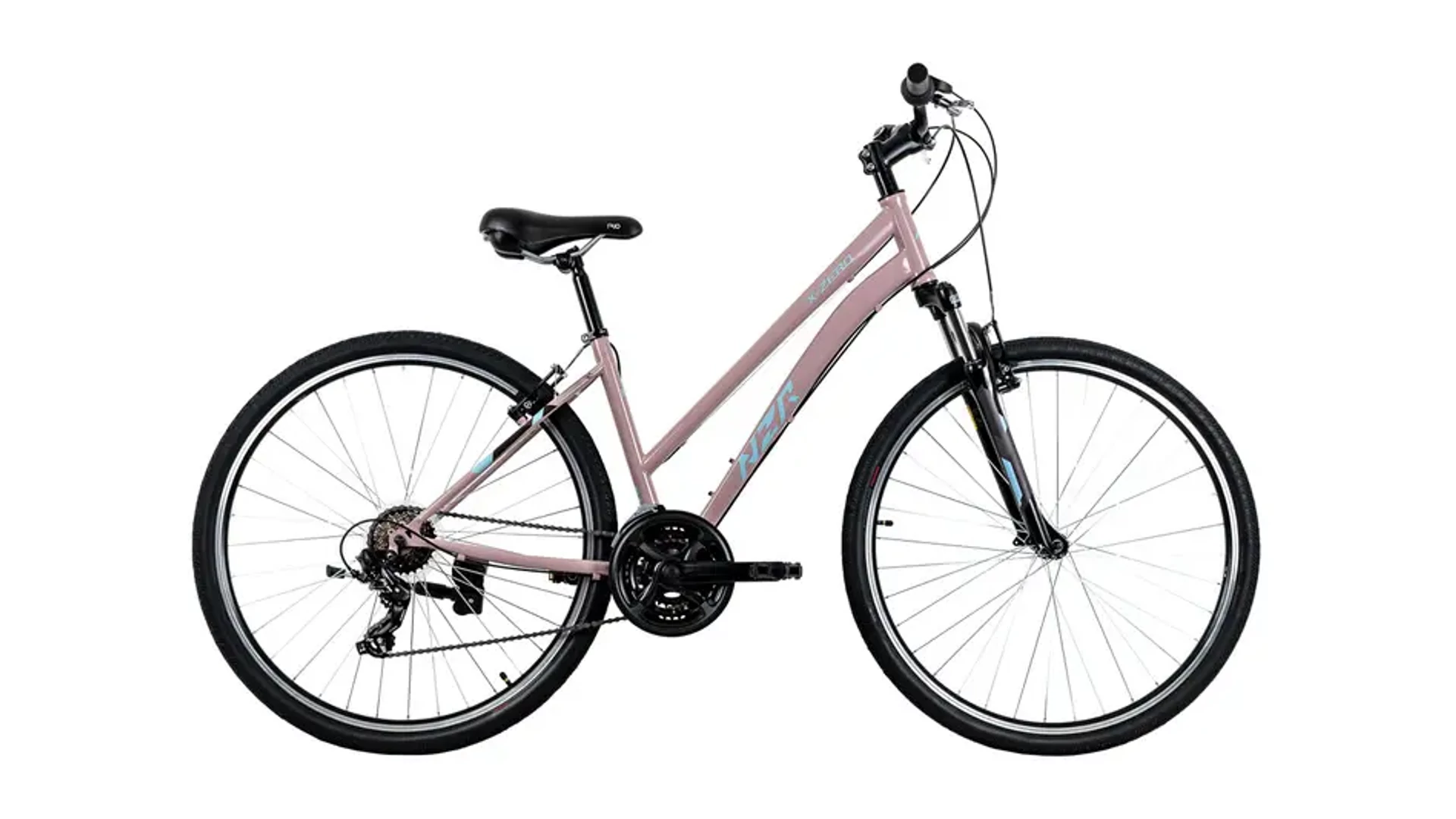 NEUZER X-Zero 28" női cross-trekking kerékpár, pasztell lila/türkiz, 17"