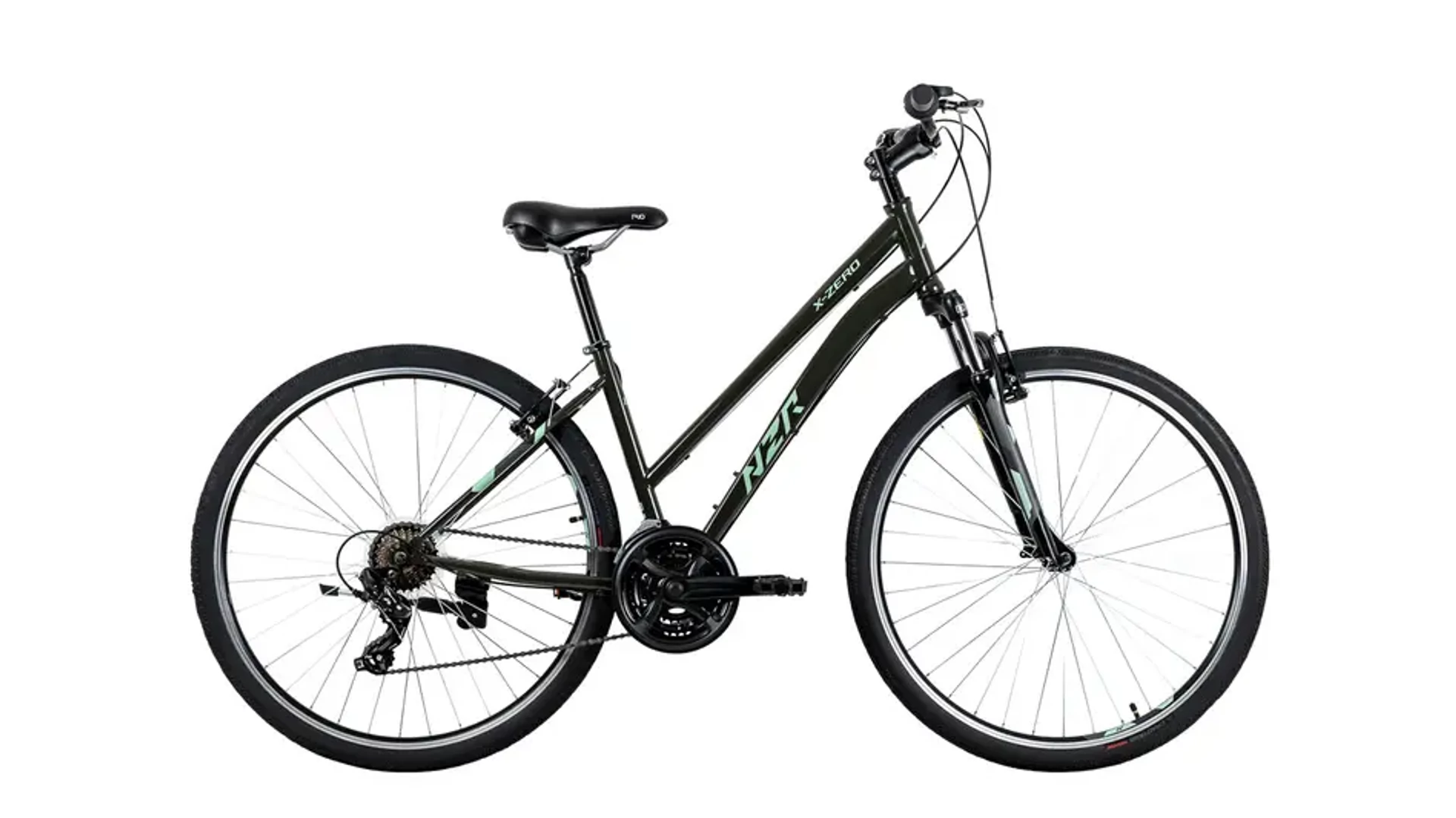 NEUZER X-Zero 28" női cross-trekking kerékpár, szürkésoliva/menta, 19" NEUZER X-Zero 28" női cross-trekking kerékpár, szürkésoliva/menta, 19"