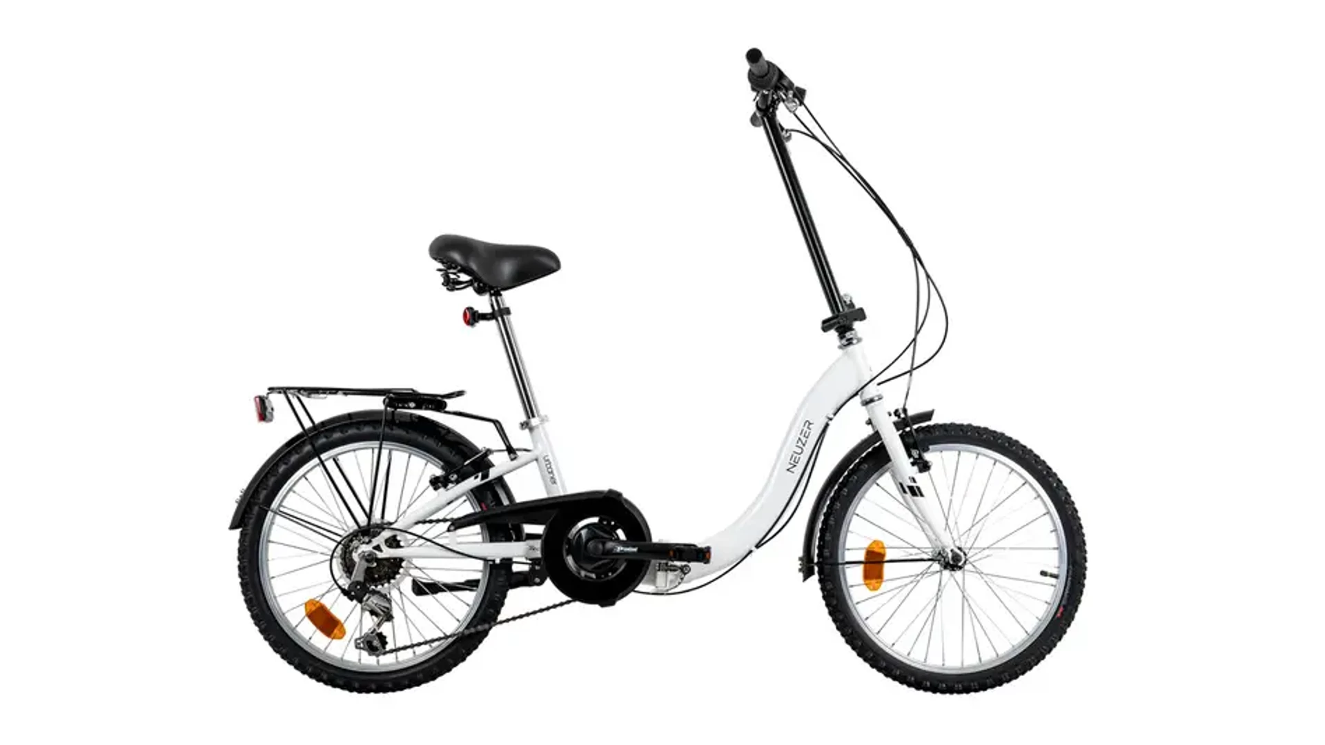NEUZER Folding City 20" városi összecsukható kerékpár, fehér/fekete