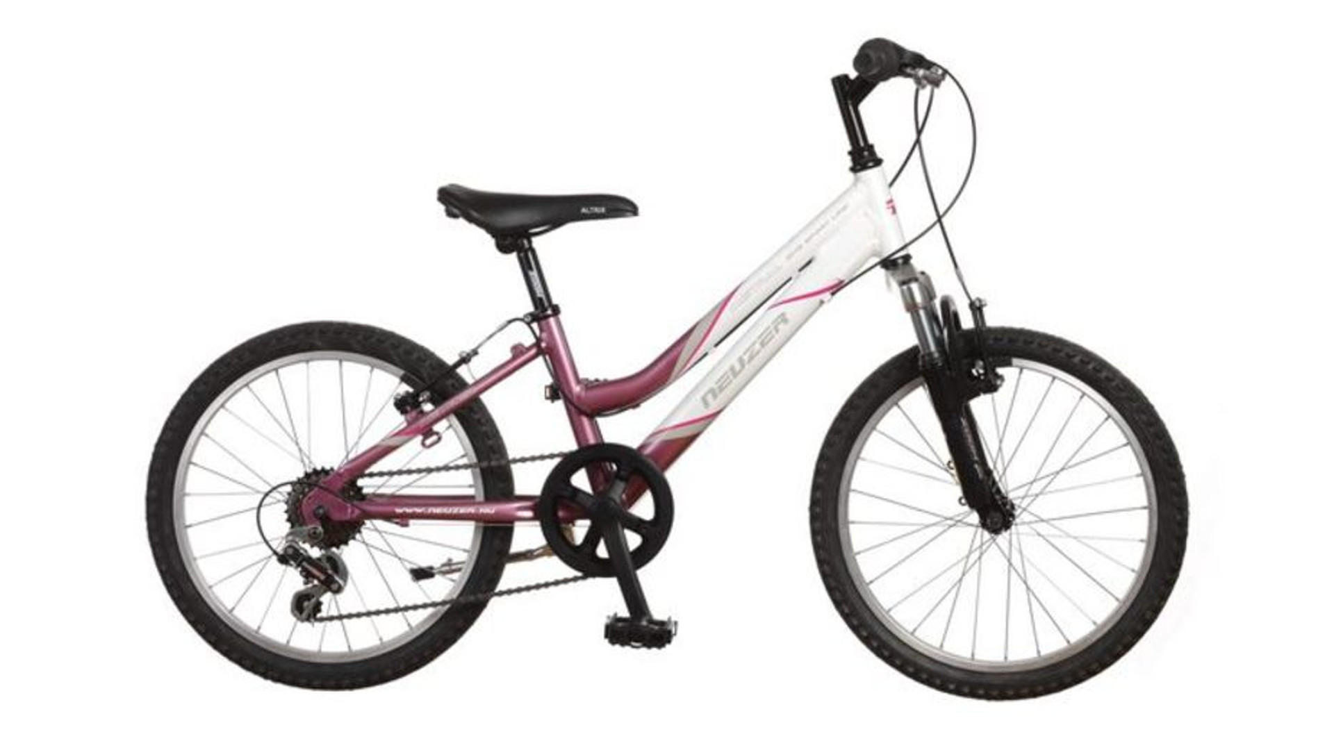 NEUZER Mistral 20" MTB lány gyerekkerékpár, 6 seb. alu, fehér/mályva NEUZER Mistral 20" MTB lány gyerekkerékpár, 6 seb. alu, fehér/mályva