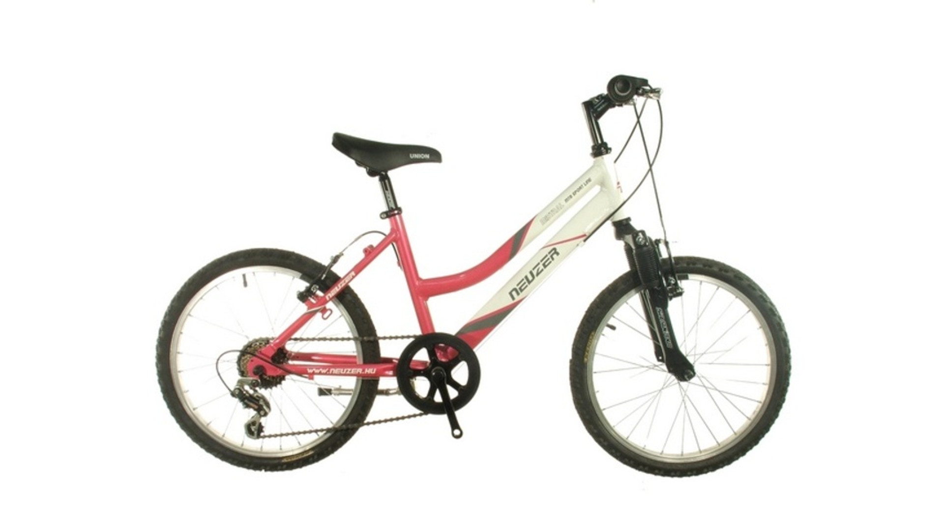 NEUZER Mistral 20" MTB lány gyerekkerékpár, 6 seb. alu, fehér/rózsa NEUZER Mistral 20" MTB lány gyerekkerékpár, 6 seb. alu, fehér/rózsa