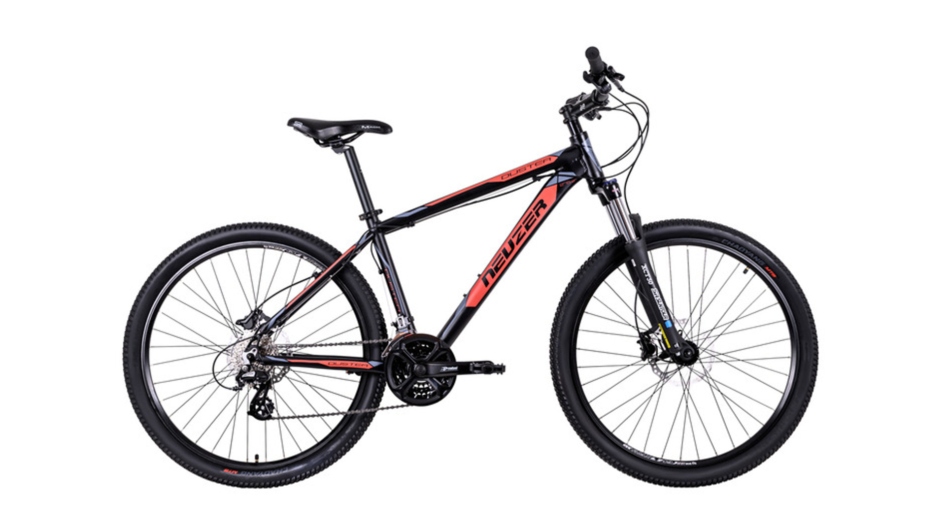 NEUZER Duster Sport Hydr 2018 27.5" férfi MTB hardtail kerékpár, fekete/piros-szürke, 21"
