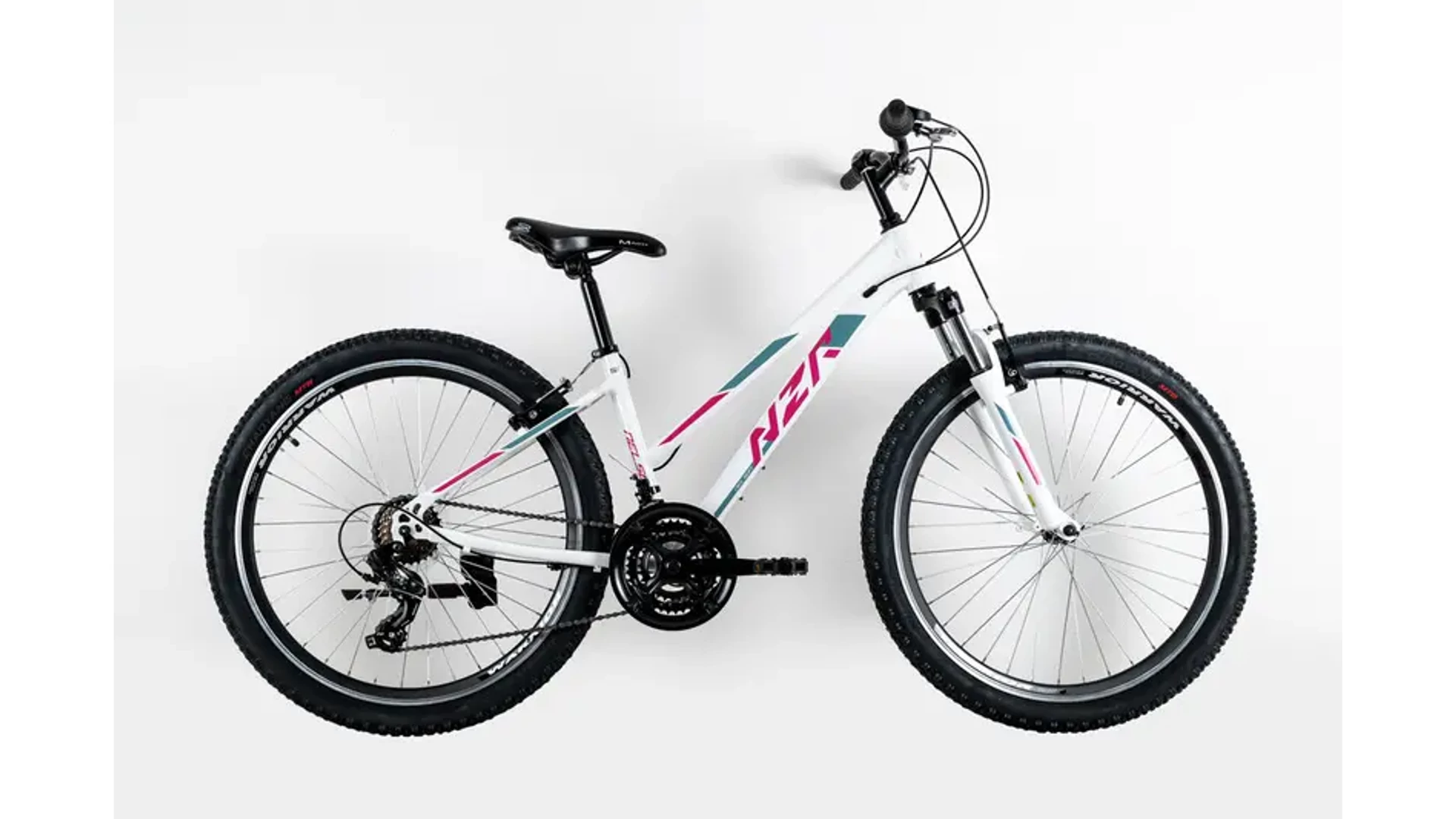 NEUZER Nelson 30 26" női MTB kerékpár, teleszkópos, fehér/pink, 17"