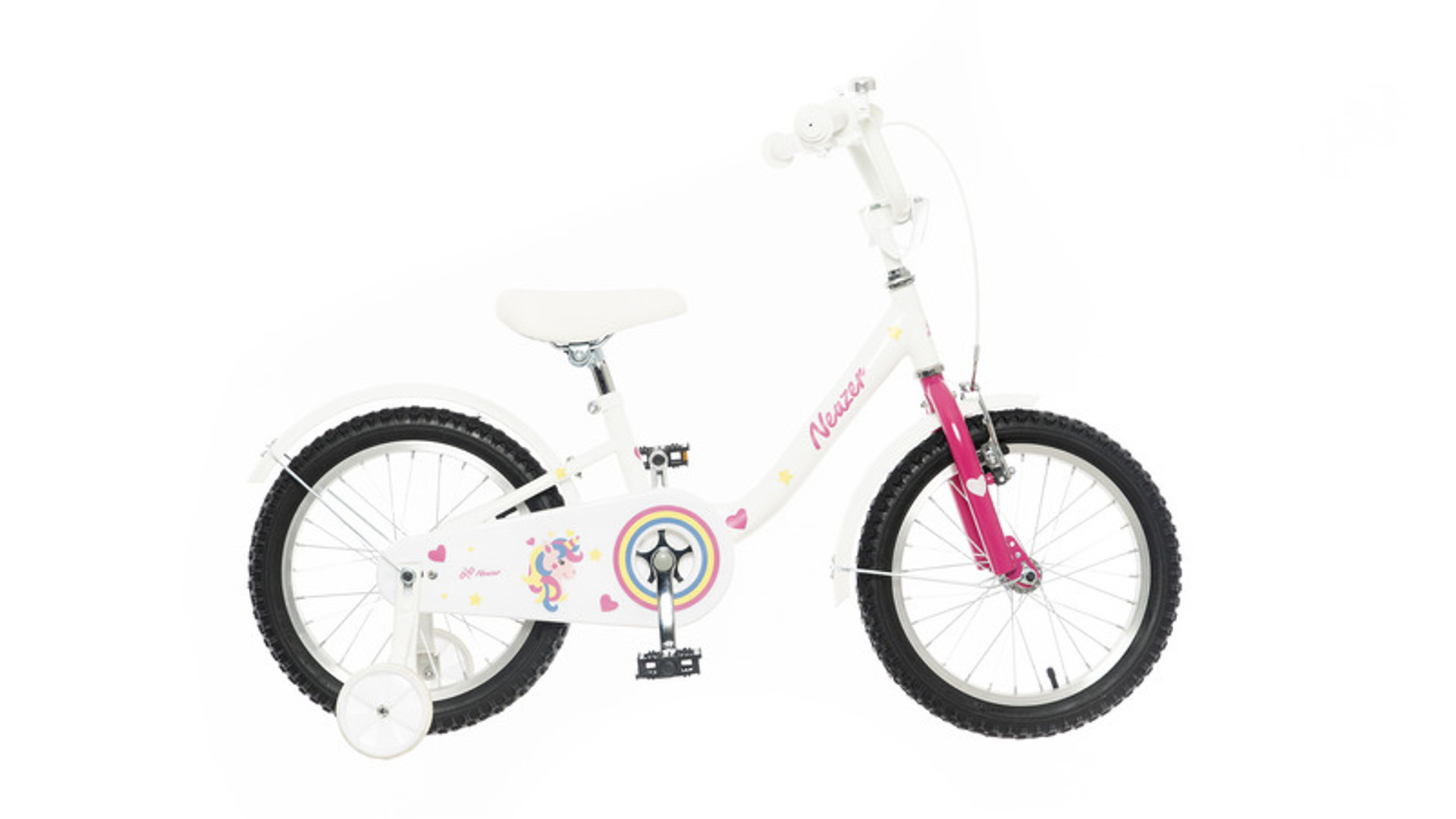 NEUZER BMX 12 lány gyerekkerékpár, 12"/1 seb., kontrás, fehér / pink unikornis NEUZER BMX 12 lány gyerekkerékpár, 12"/1 seb., kontrás, fehér / pink unikornis