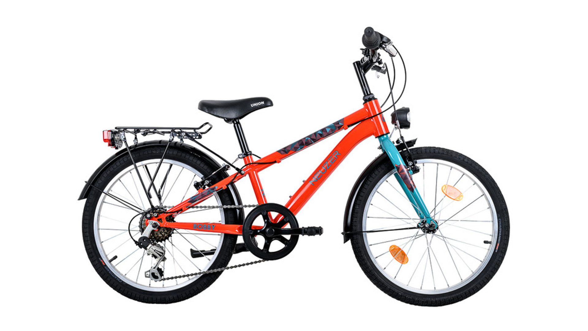 NEUZER Bobby 20 City fiú MTB gyerekkerékpár, 20"/6 seb., piros