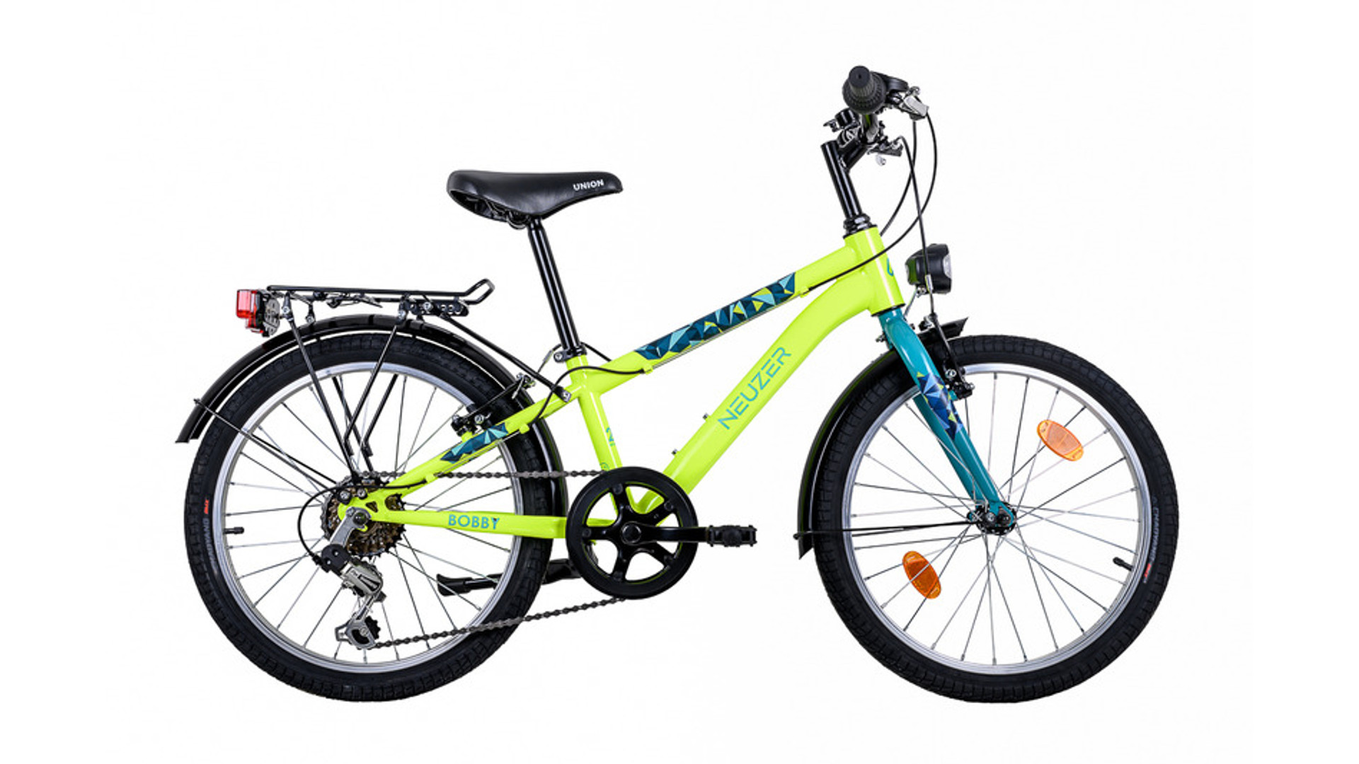 NEUZER Bobby 20 City fiú MTB gyerekkerékpár, 20"/6 seb., sárga