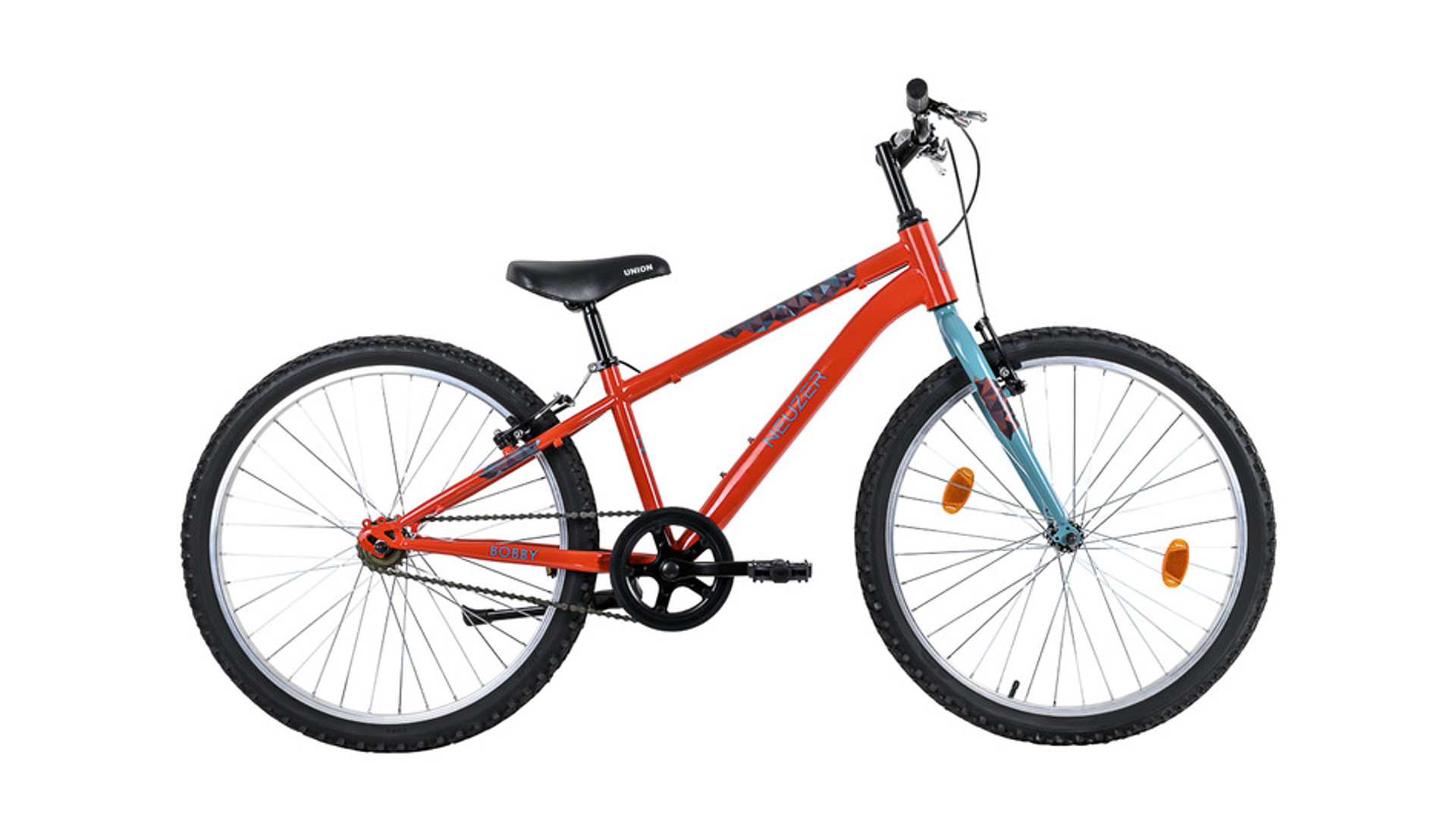 NEUZER Bobby 24 1S fiú MTB gyerekkerékpár, 24"/1 seb., piros