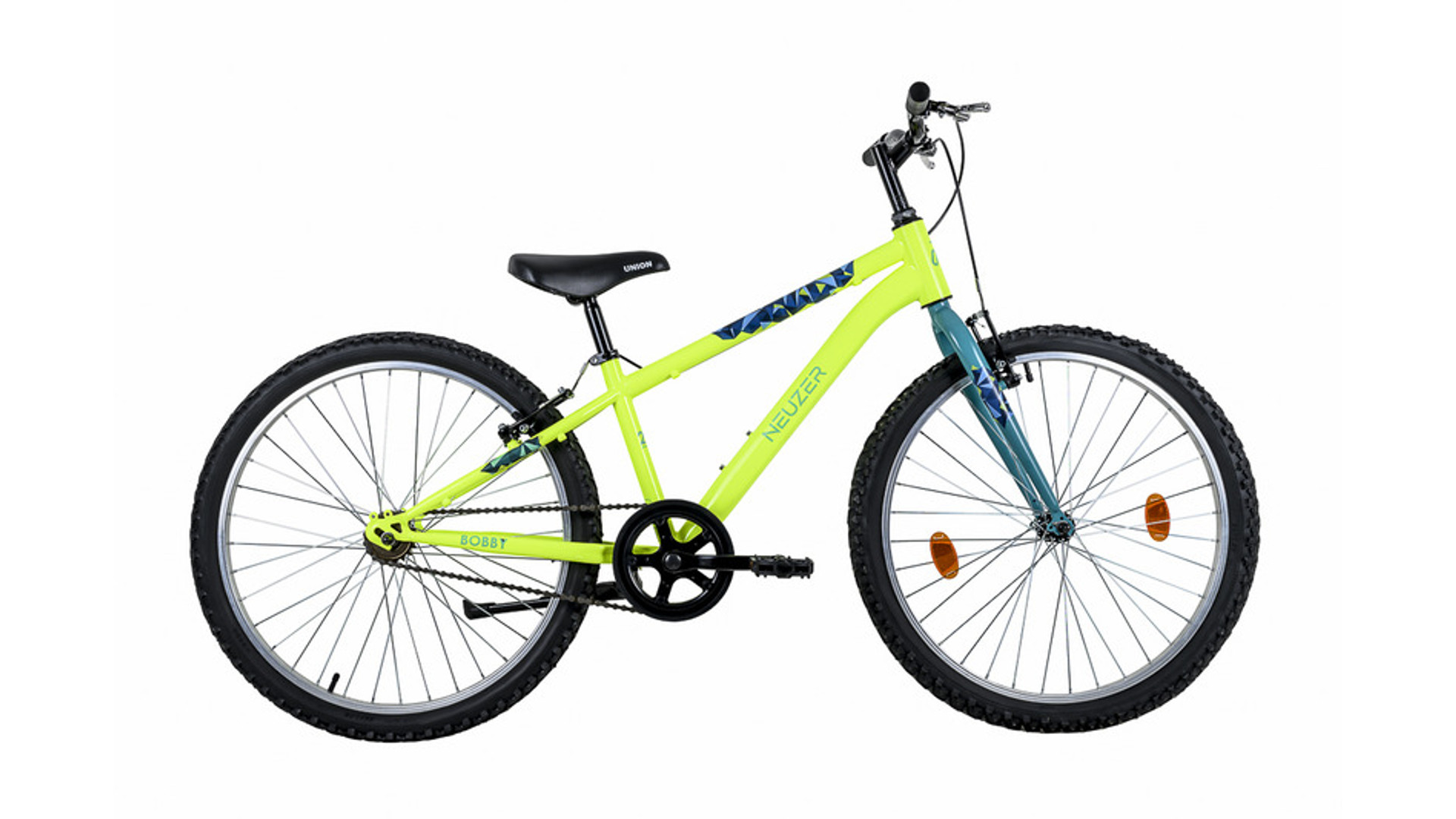 NEUZER Bobby 24 1S fiú MTB gyerekkerékpár, 24"/1 seb., sárga