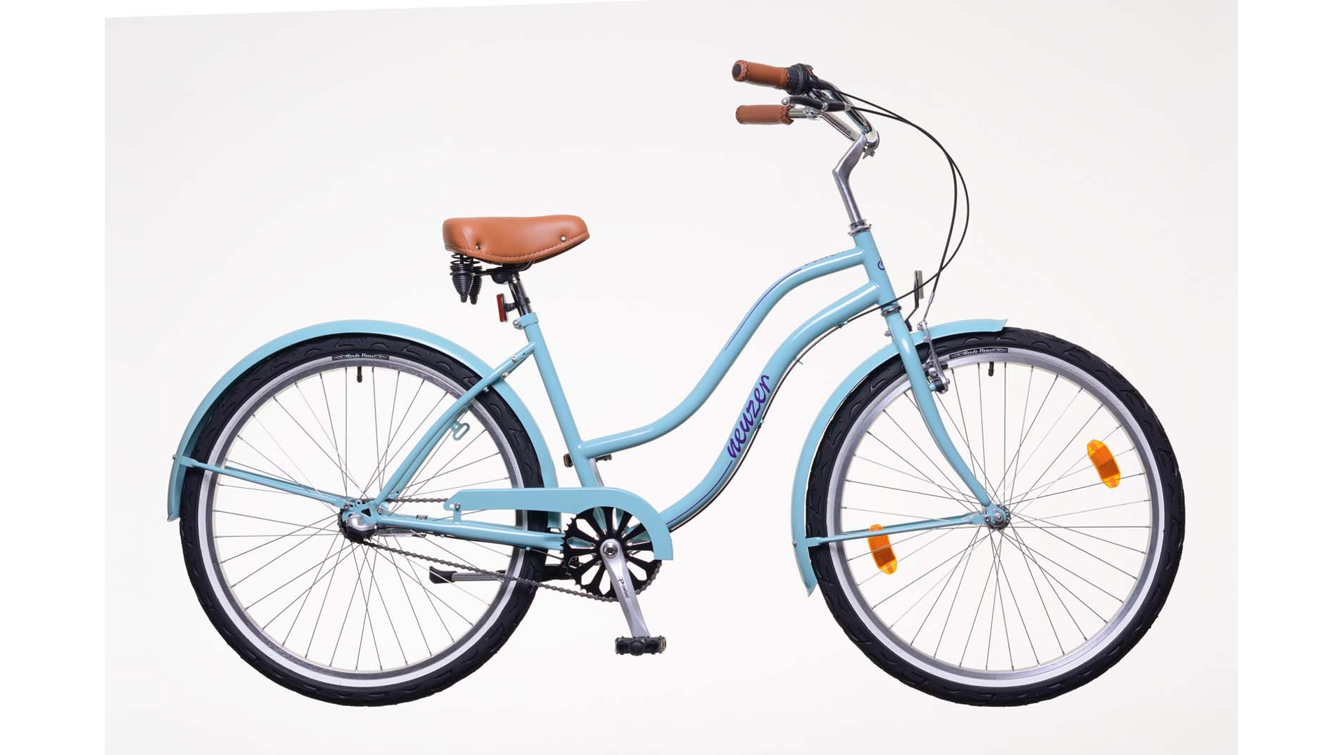 NEUZER California 26'' női városi / cruiser kerékpár, 3 seb. agyváltós, kontrás, babyblue