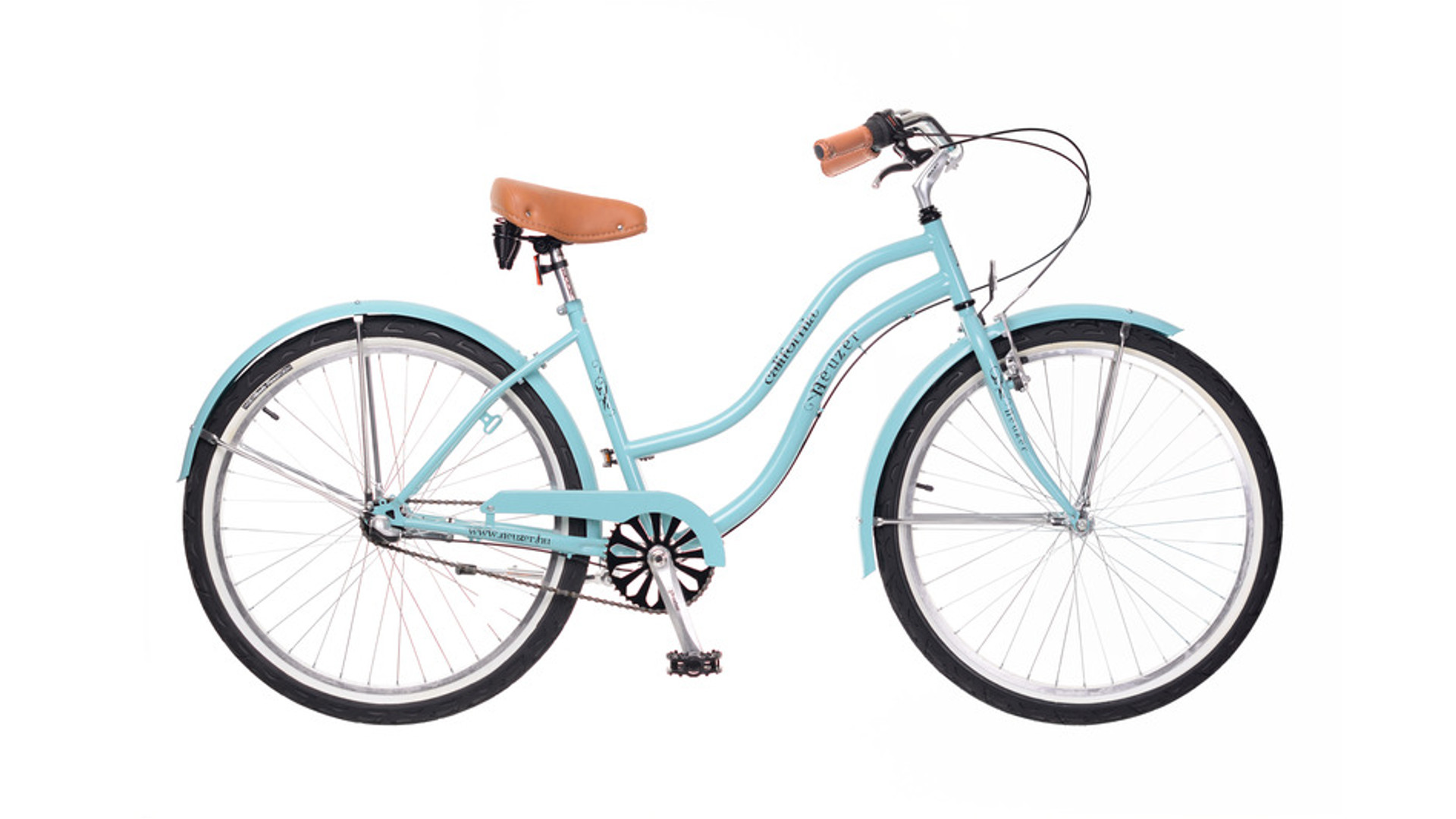 NEUZER California 26'' női városi / cruiser kerékpár, 3 seb. agyváltós, kontrás, celeste