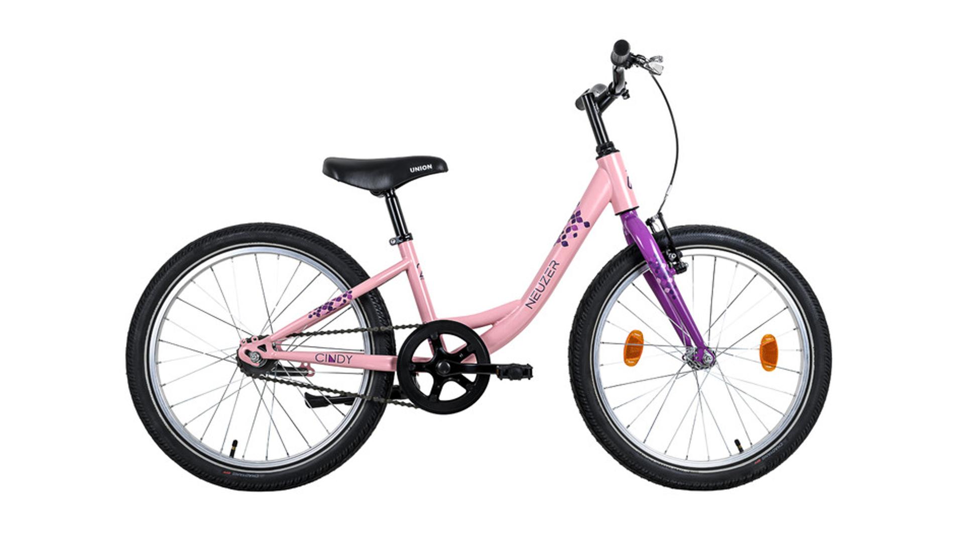 NEUZER Cindy 20 1S lány MTB gyerekkerékpár, 20"/1 seb., kontrás, rózsaszín