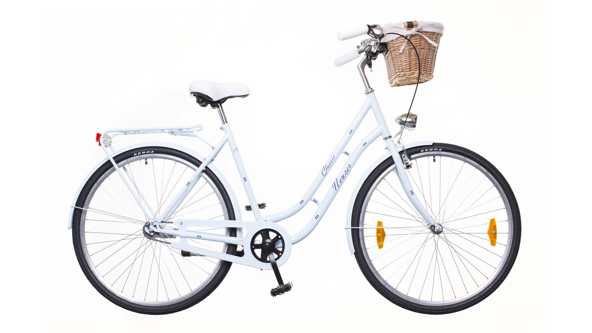 NEUZER Classic Premium 28 1S városi kerékpár, kék / fehér-kék
