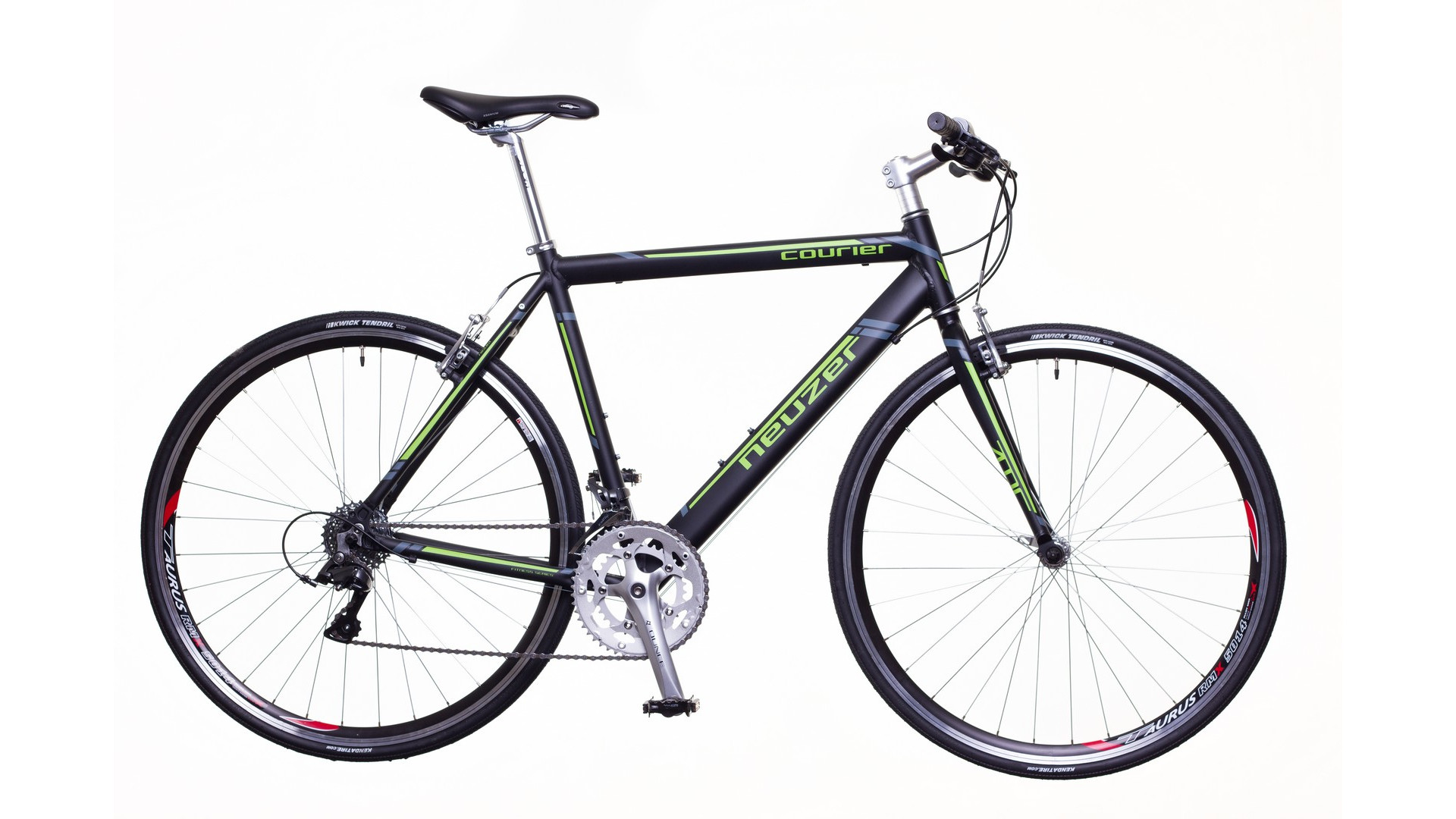 NEUZER Courier DT 28" fitness kerékpár, fekete/zöld-szürke matt, 50cm NEUZER Courier DT 28" fitness kerékpár, fekete/zöld-szürke matt, 50cm