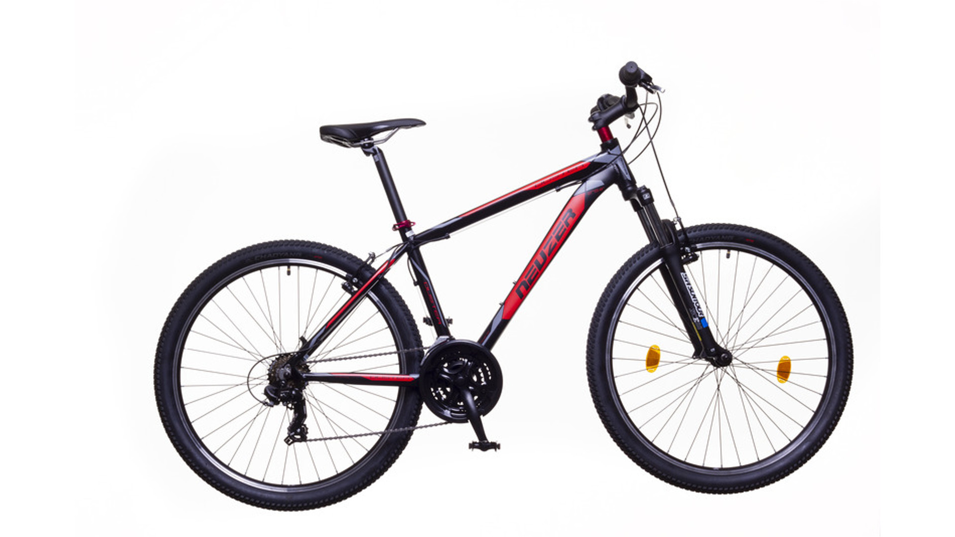 NEUZER Duster Hobby 27.5" férfi MTB hardtail kerékpár, fekete/piros-szürke, 19" NEUZER Duster Hobby 27.5" férfi MTB hardtail kerékpár, fekete/piros-szürke, 19"