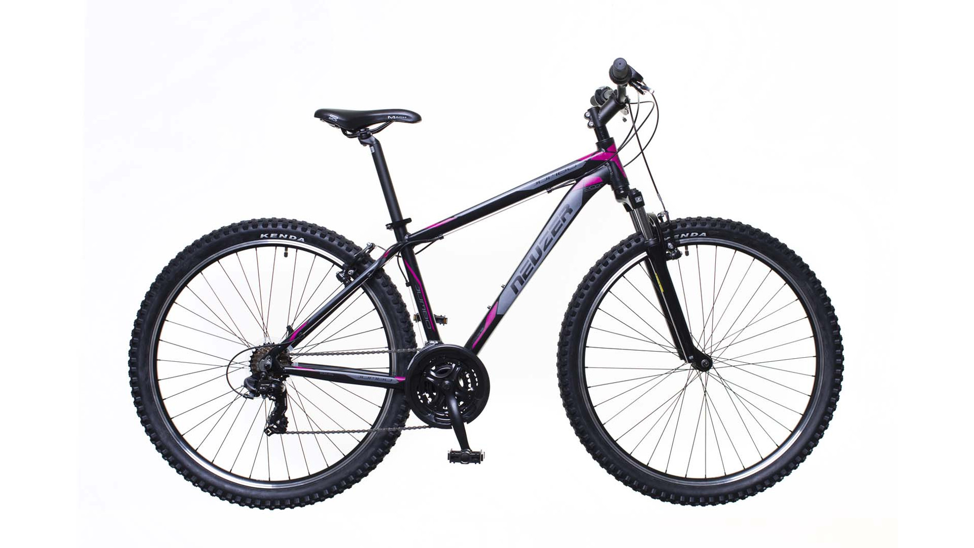 NEUZER Jumbo Hobby 29" MTB hardtail kerékpár, fekete/pink-szürke, 17" NEUZER Jumbo Hobby 29" MTB hardtail kerékpár, fekete/pink-szürke, 17"