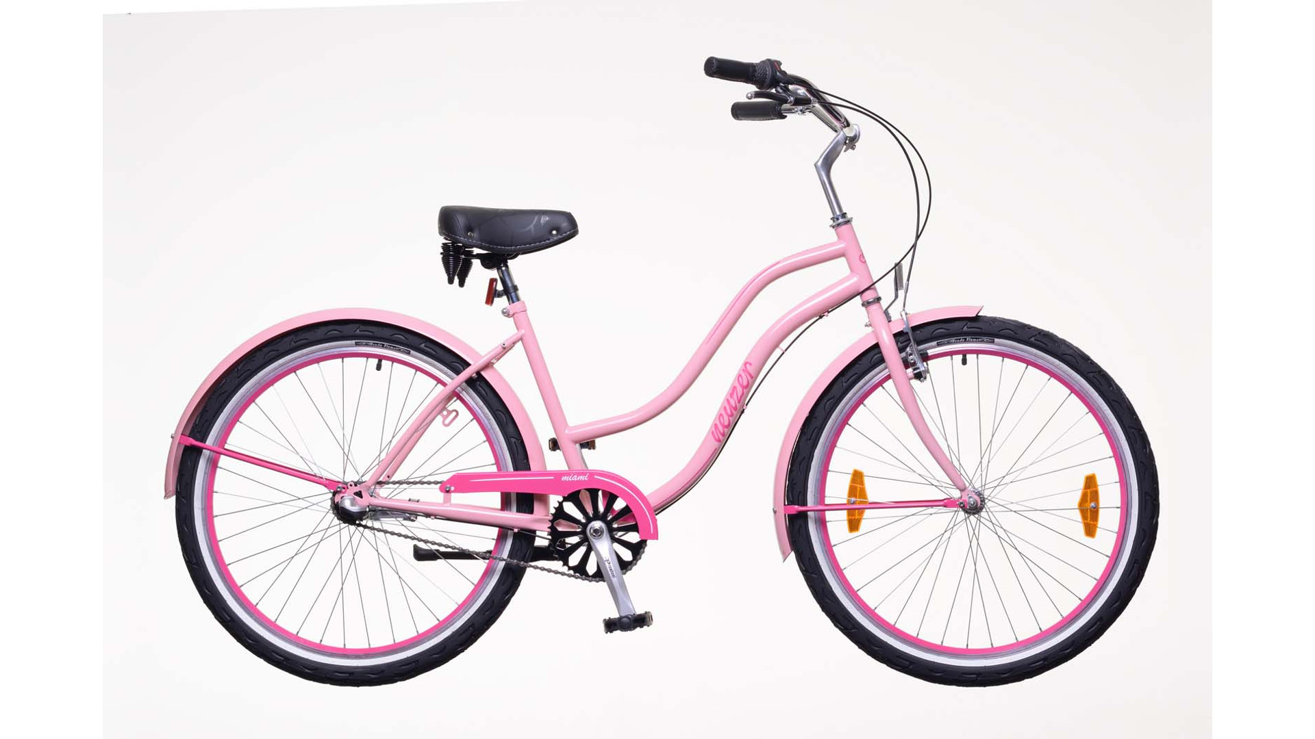 NEUZER Miami 26" női városi / cruiser kerékpár, 3 seb. agyváltós, rózsaszín/magenta NEUZER Miami 26" női városi / cruiser kerékpár, 3 seb. agyváltós, rózsaszín/magenta