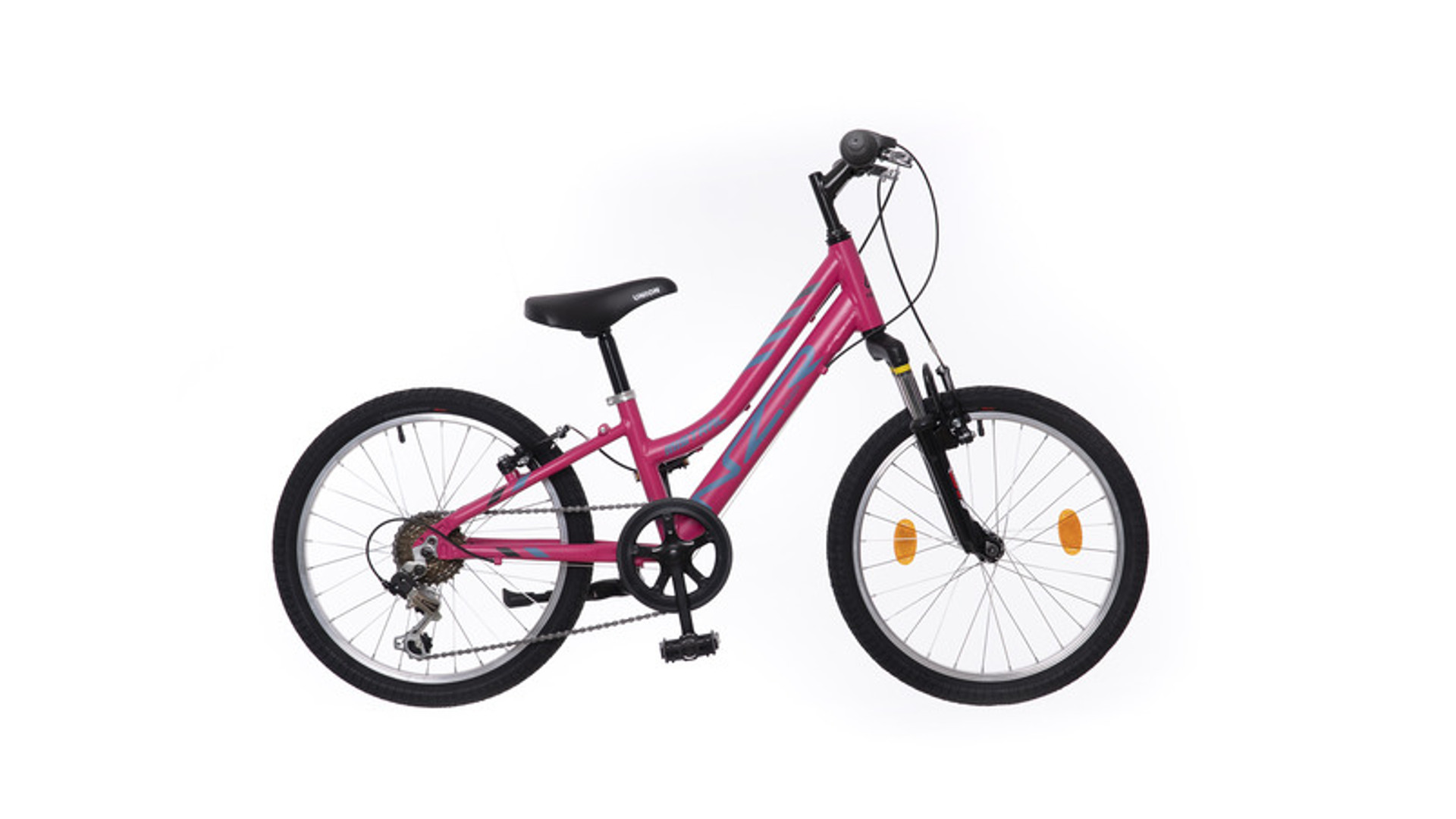 NEUZER Mistral 20" MTB lány gyerekkerékpár, 6 seb. alu, pink/kék-fekete