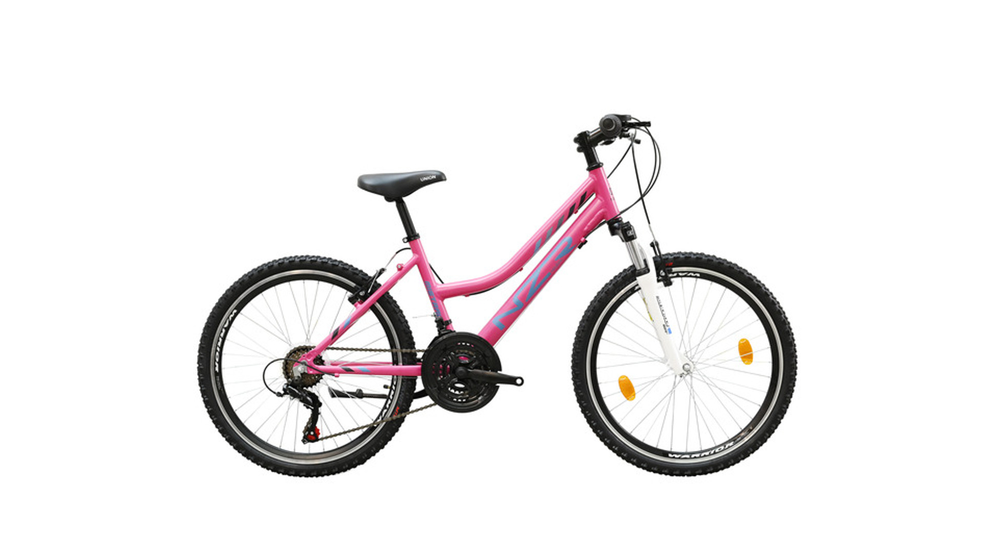 NEUZER Mistral 24" MTB lány gyerekkerékpár, 18 seb. alu, pink / kék-fekete NEUZER Mistral 24" MTB lány gyerekkerékpár, 18 seb. alu, pink / kék-fekete