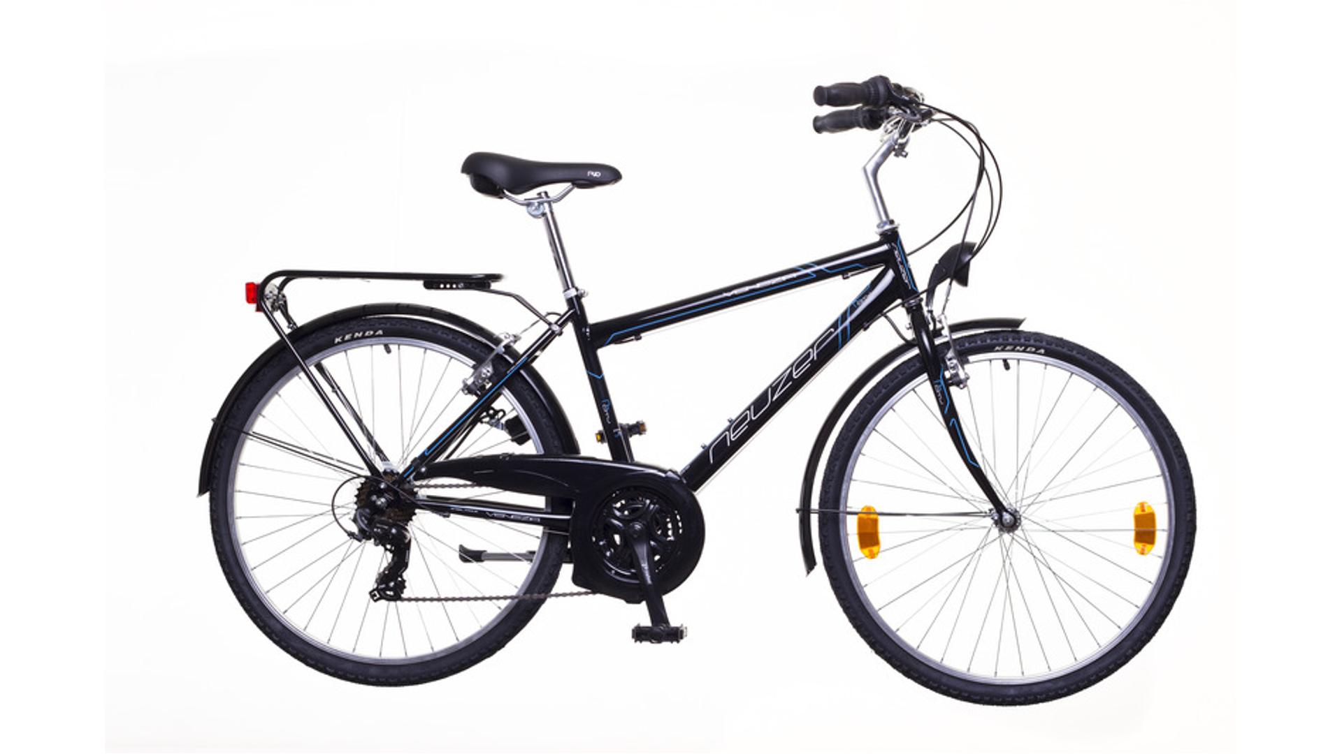 NEUZER Venezia 30 férfi trekking kerékpár, fekete / szürke-fehér, 21''