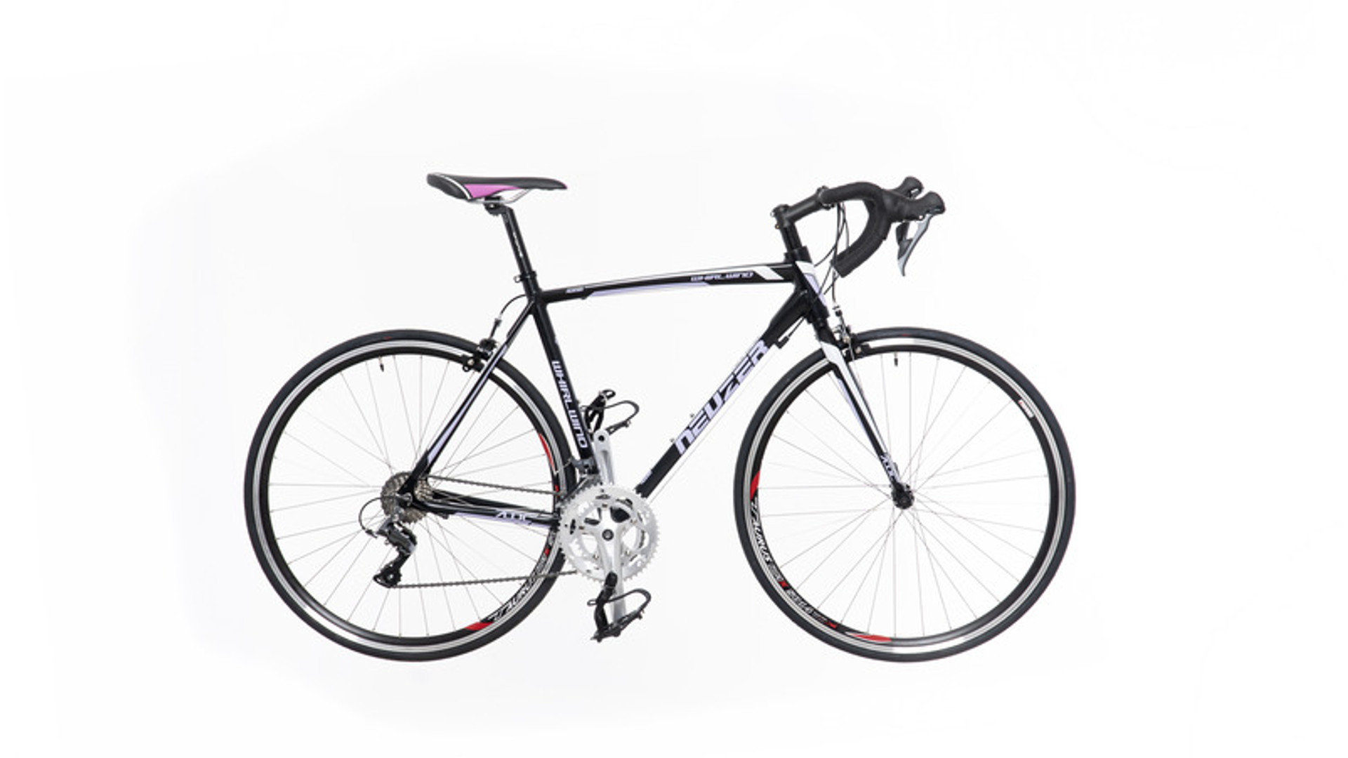 NEUZER Whirlwind 100 28" országúti kerékpár, fekete / fehér-lila, 54cm