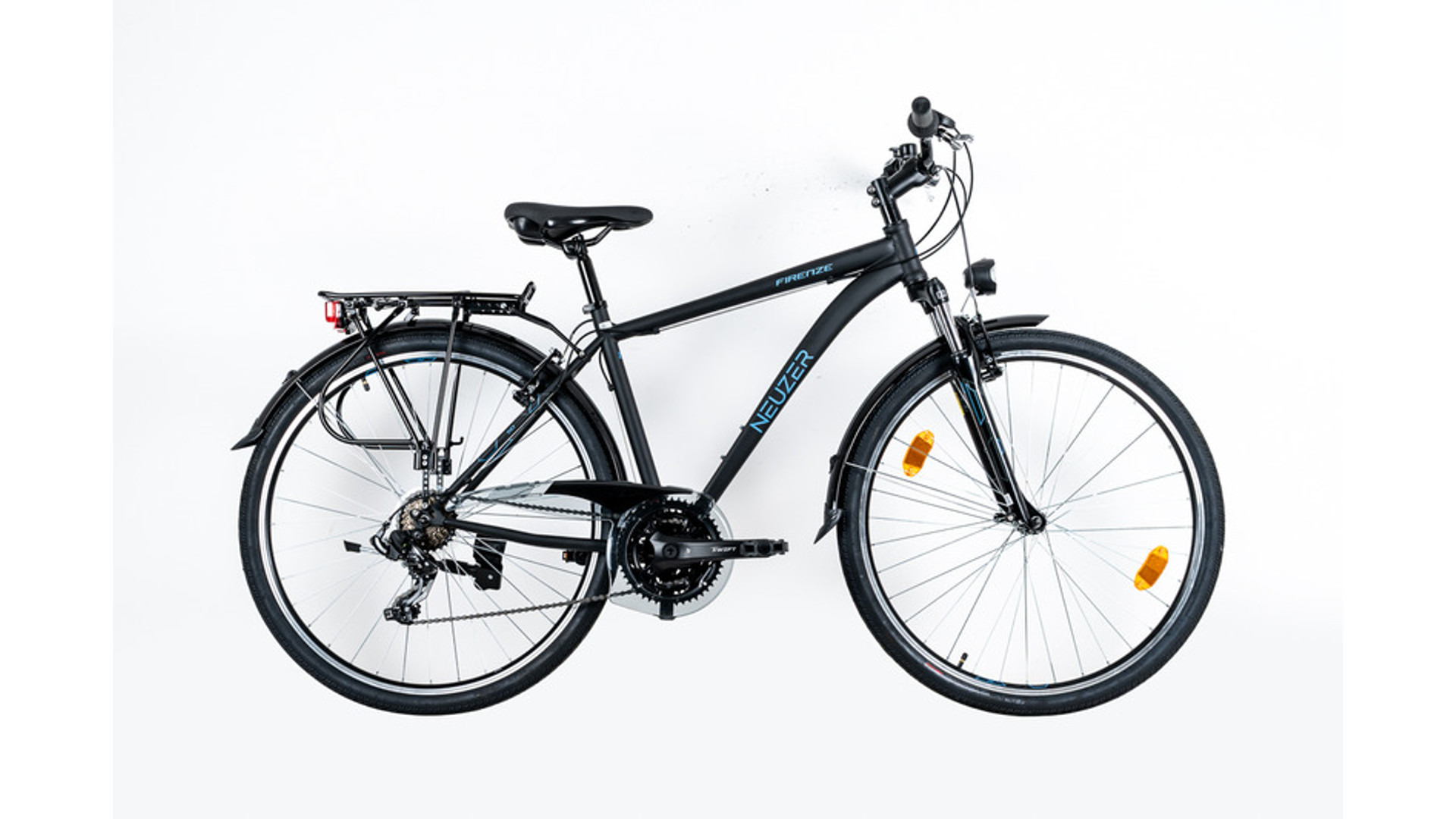 NEUZER Firenze 50 28" férfi túra/trekking kerékpár, fekete/kék-szürke matt, 21" NEUZER Firenze 50 28" férfi túra/trekking kerékpár, fekete/kék-szürke matt, 21"