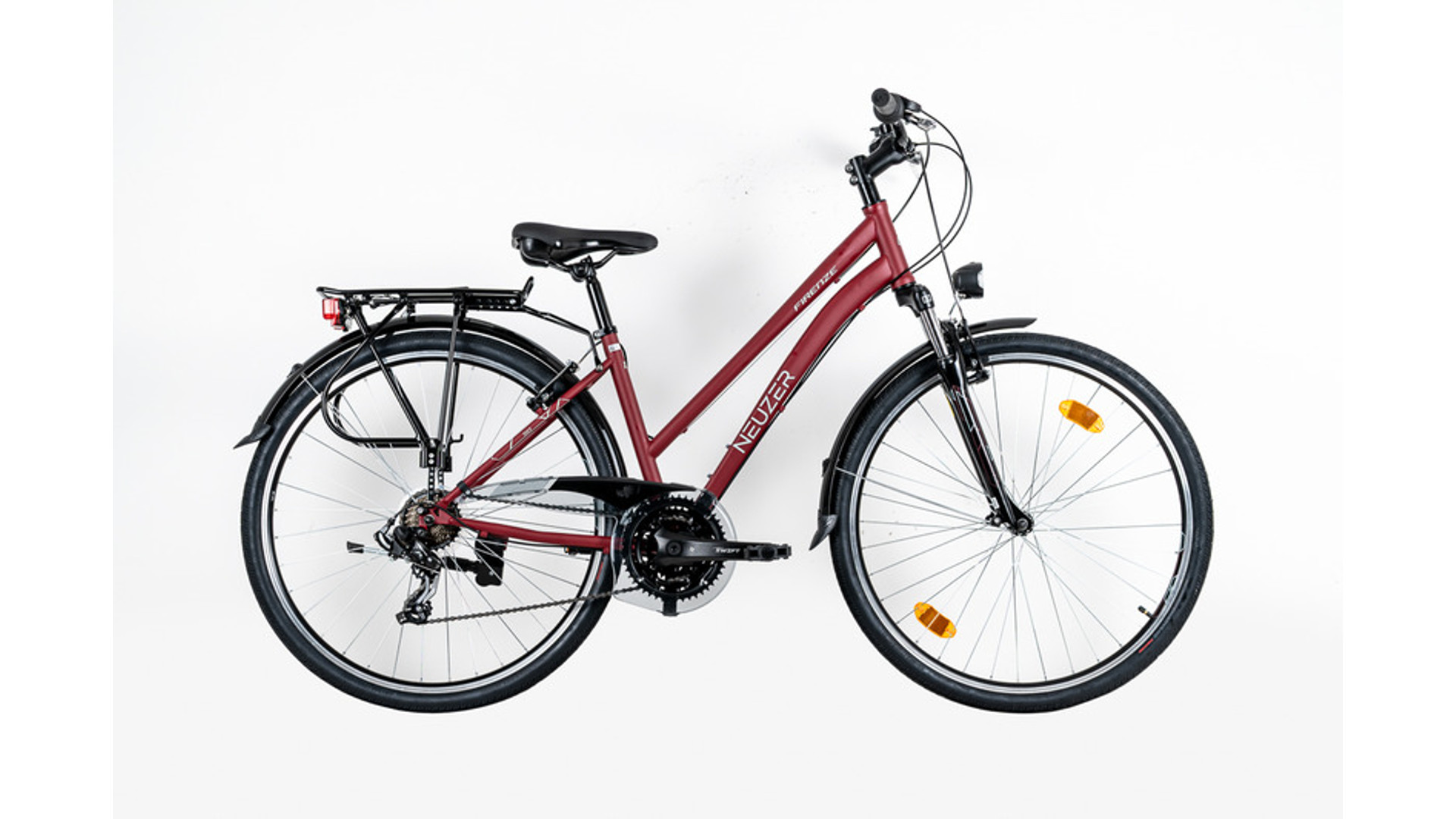 NEUZER Firenze 50 28" női túra/trekking kerékpár, bordó/fehér, 19"